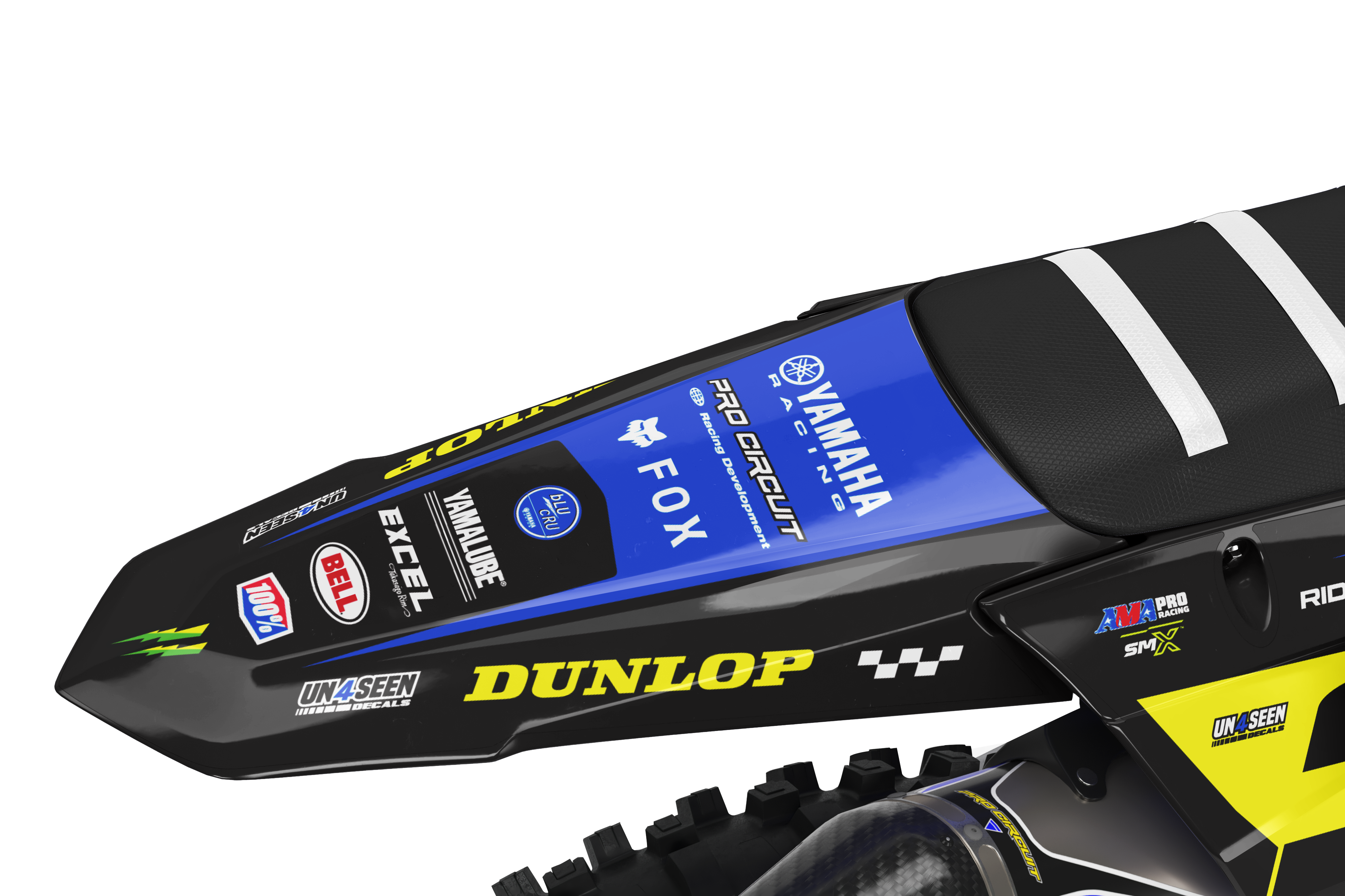 Yamaha Graphics Kit - Eli Race Kit Blue