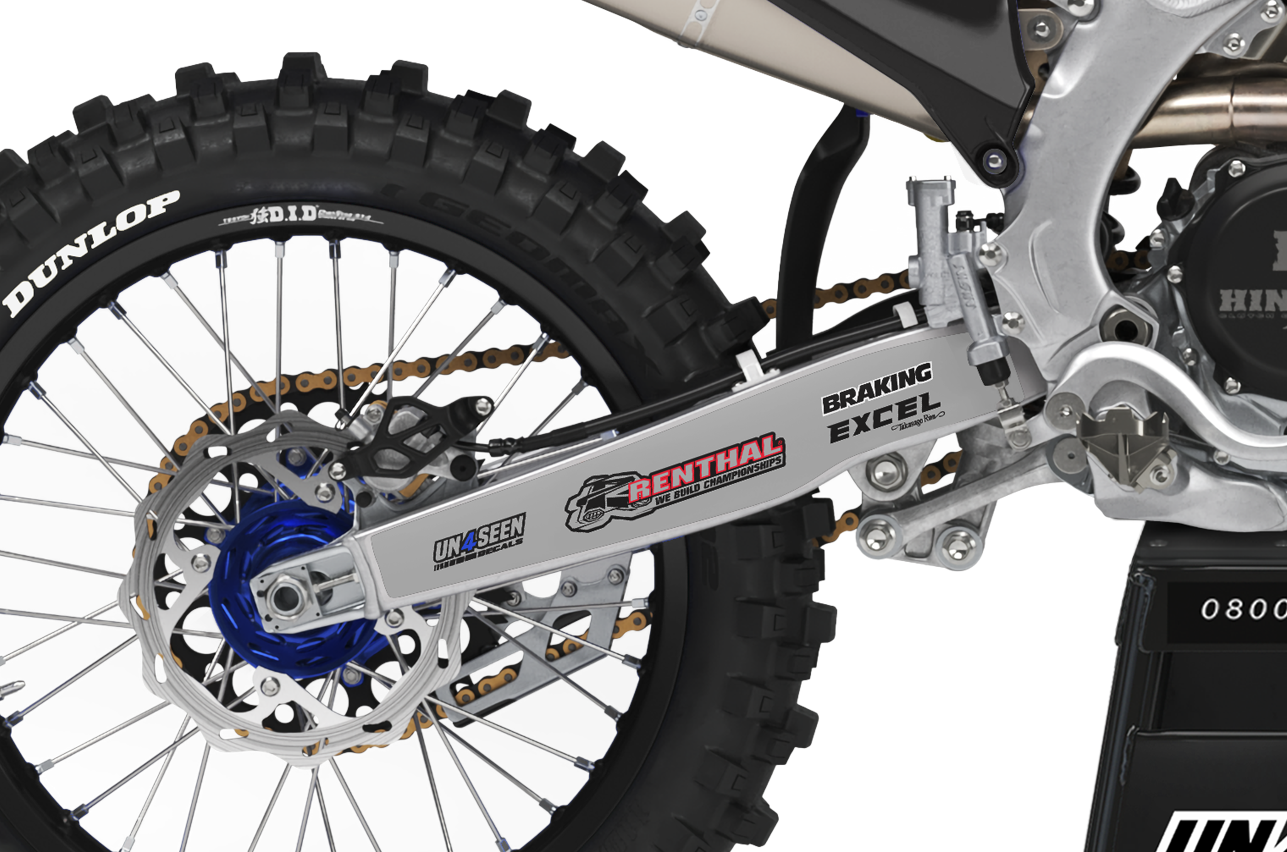 Yamaha Graphics Kit - Eli Race Kit Blue
