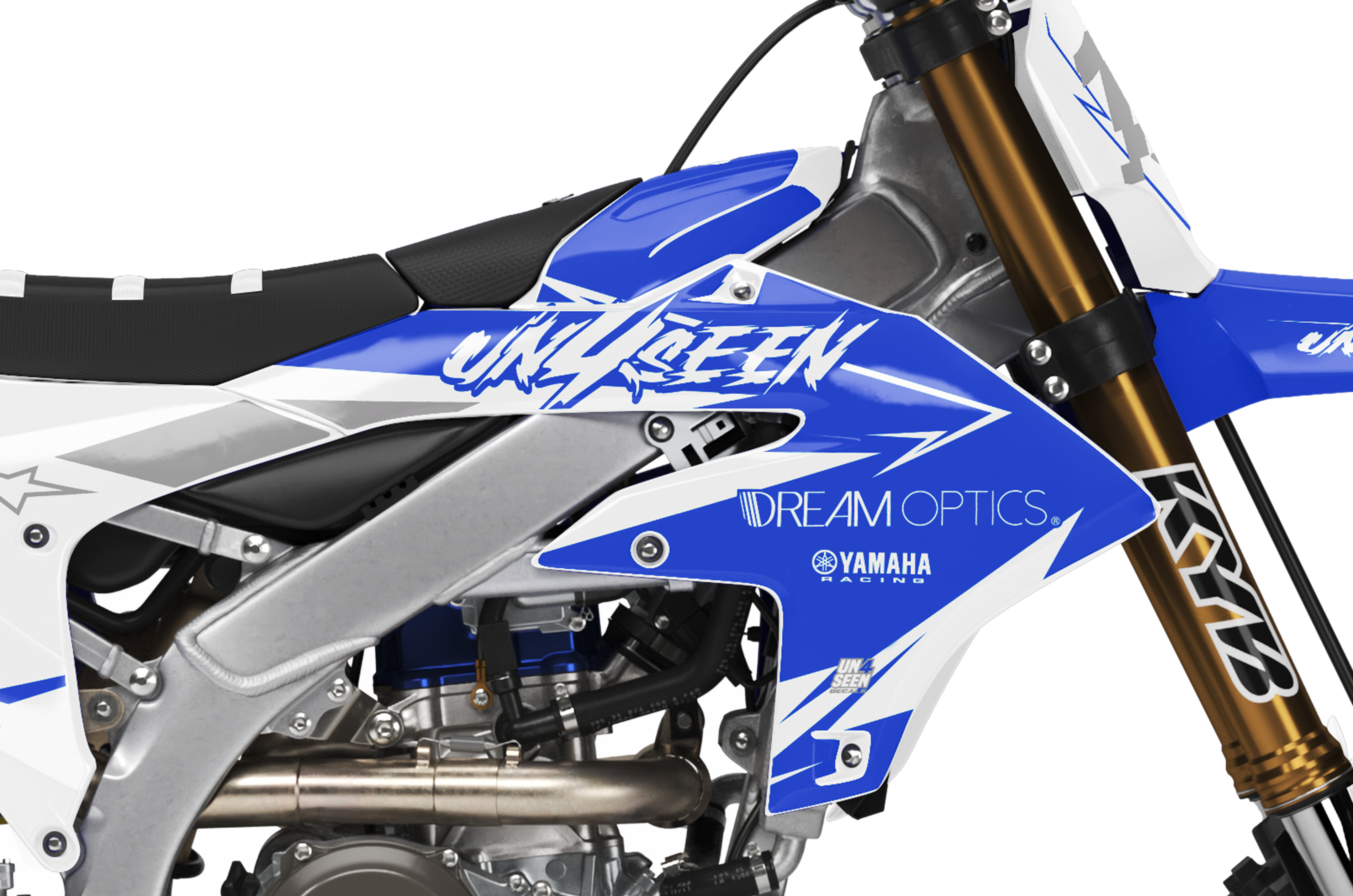 Yamaha Graphics Kit - Glitch White