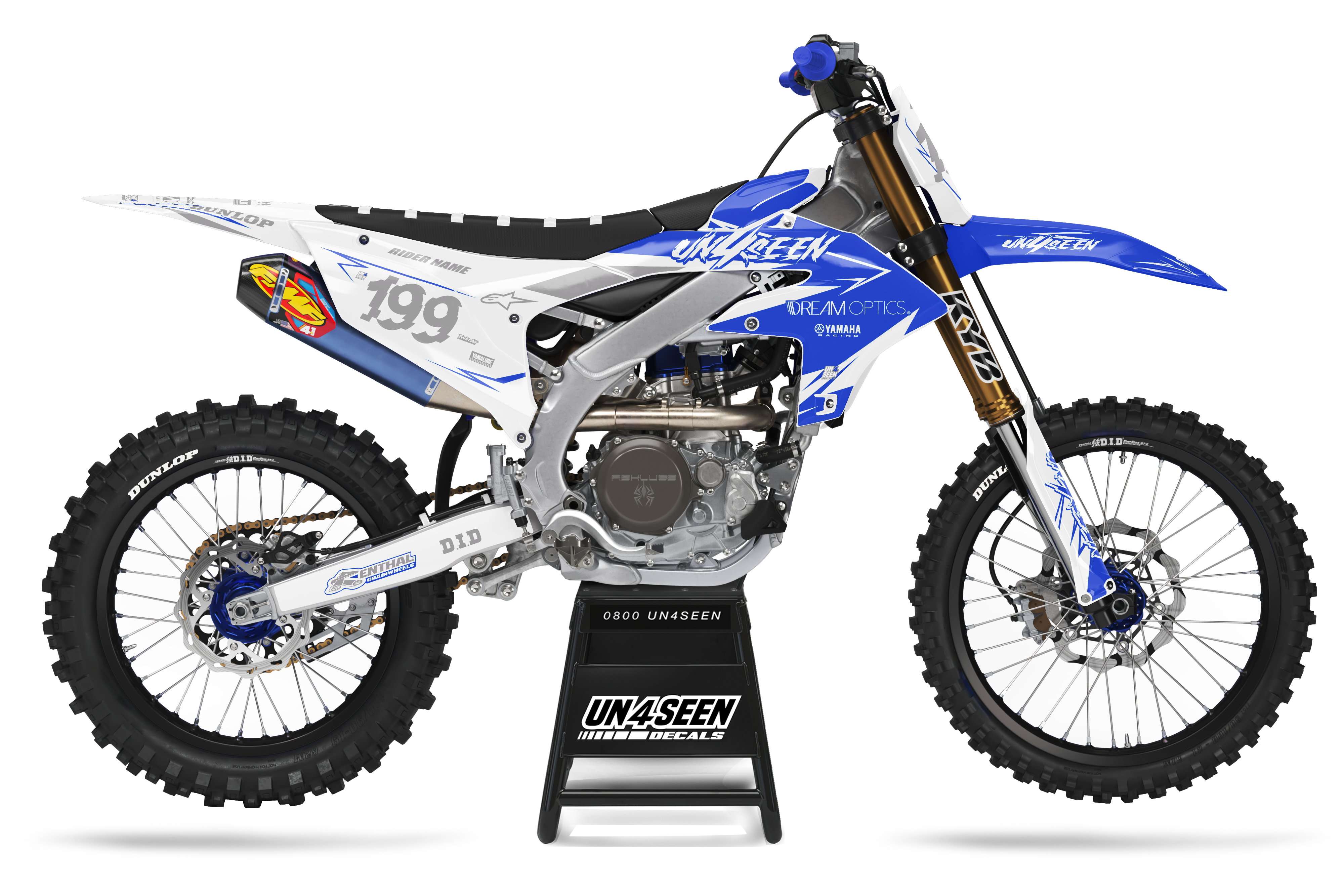Yamaha Graphics Kit - Glitch White