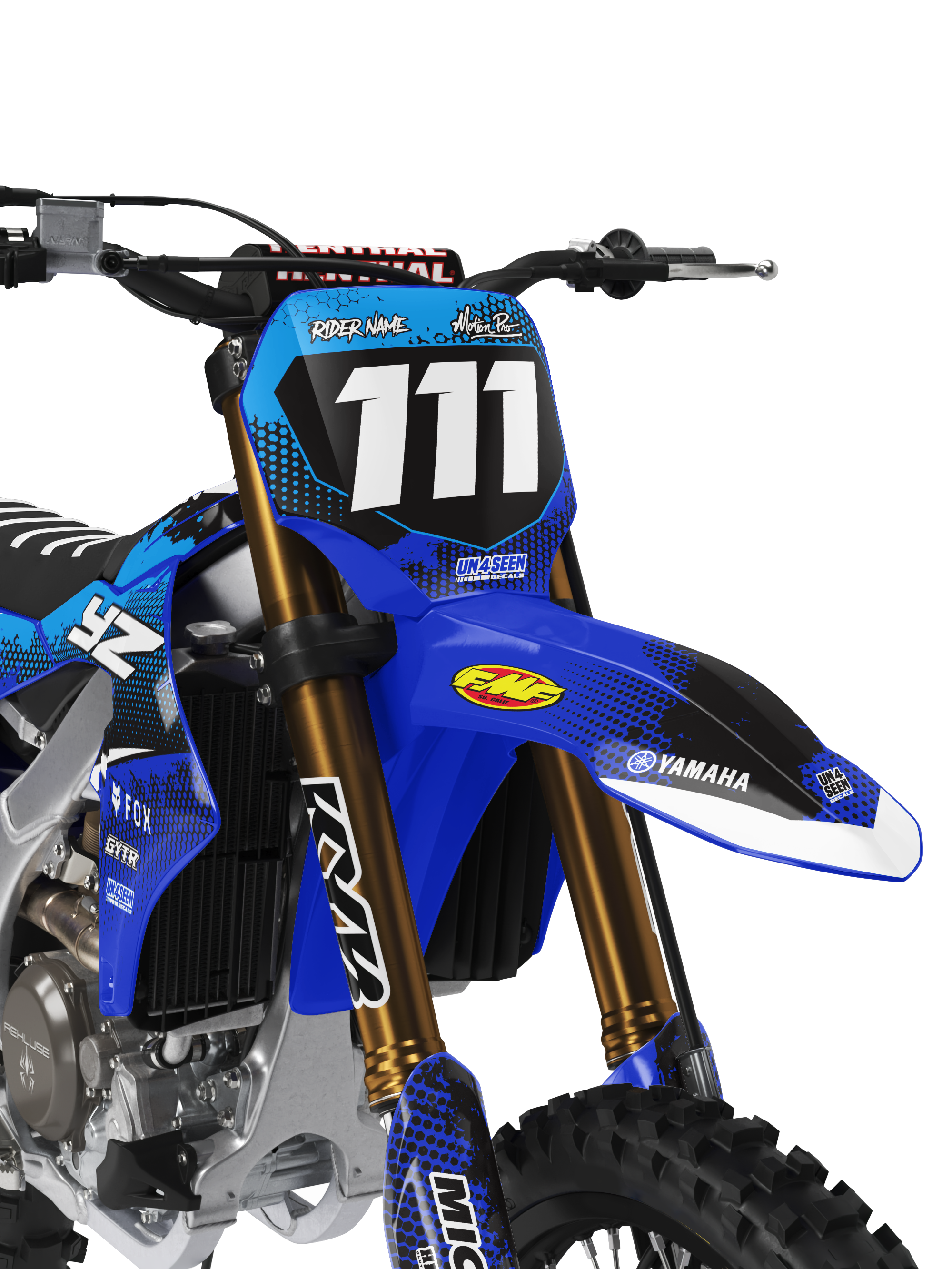 Yamaha Graphics Kit - Honeymorph Blue