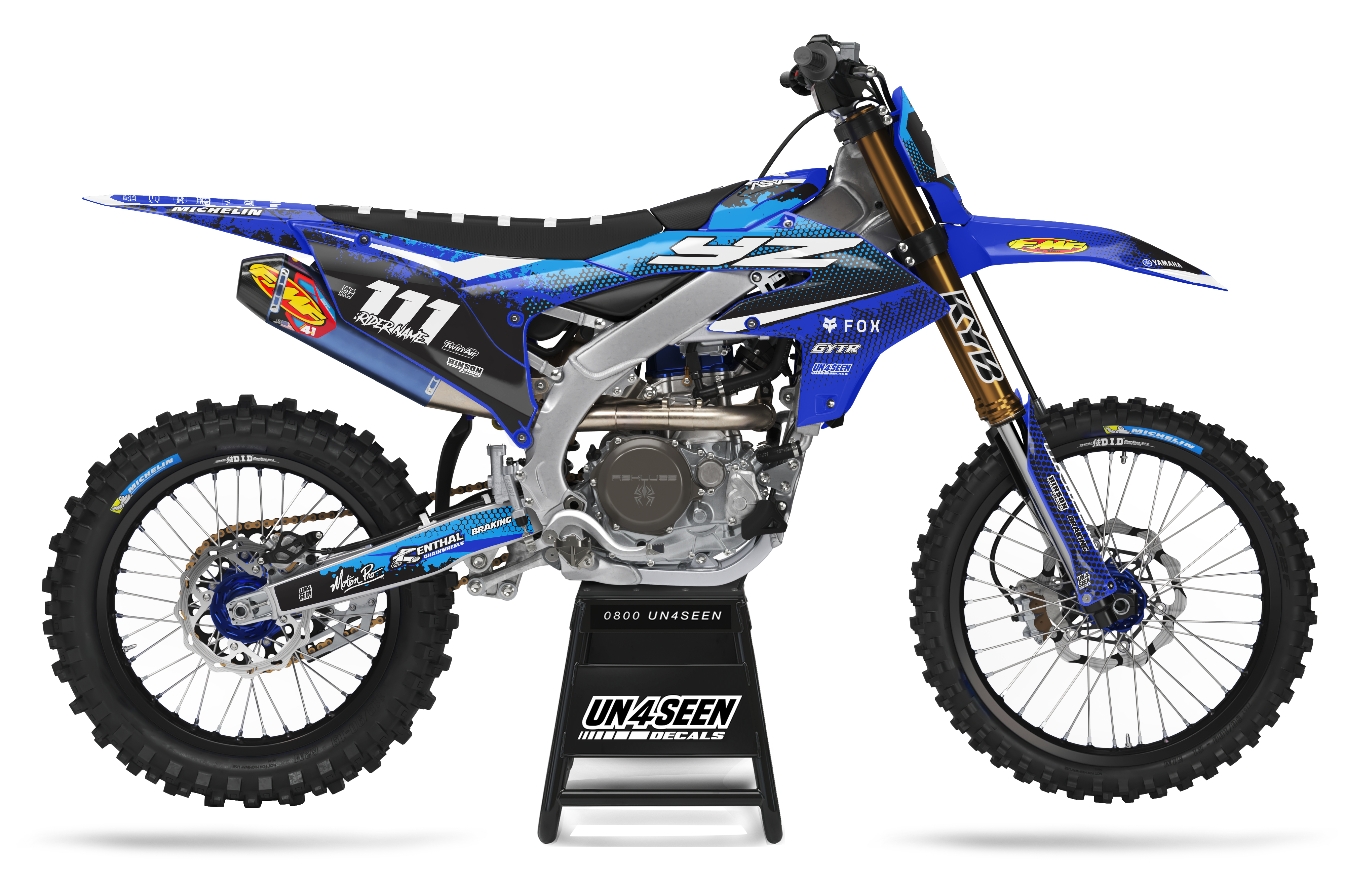 Yamaha Graphics Kit - Honeymorph Blue