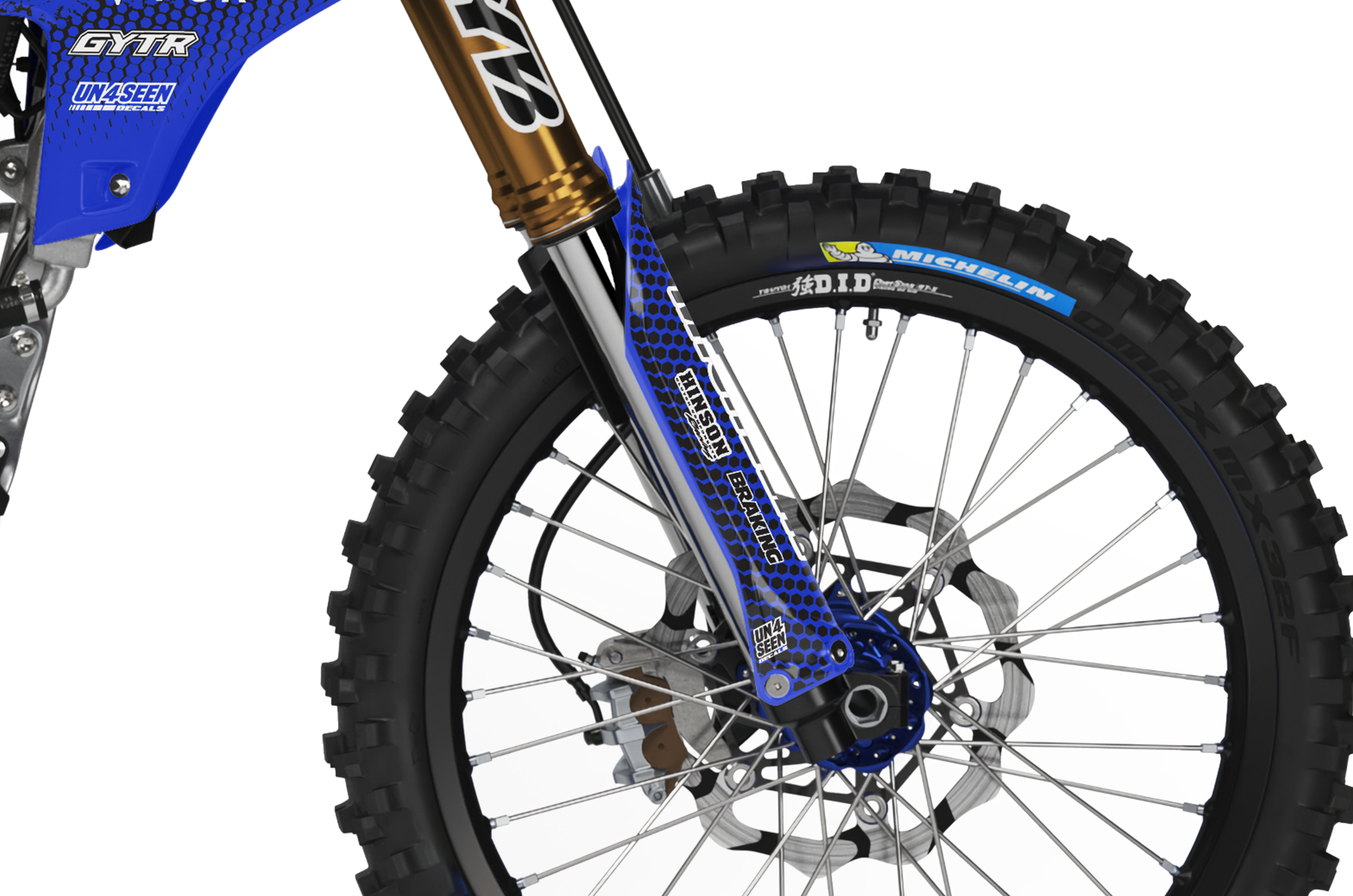 Yamaha Graphics Kit - Honeymorph Blue