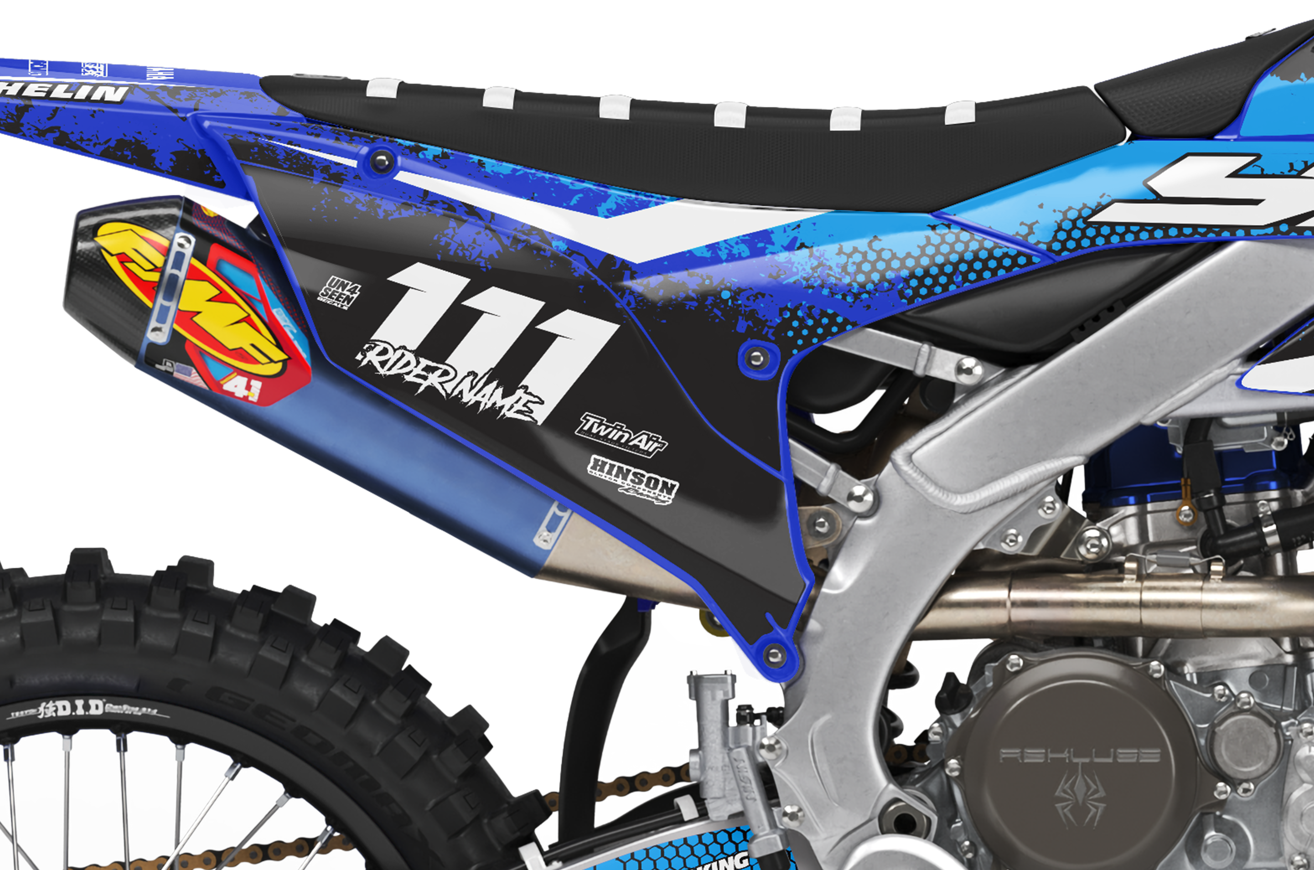 Yamaha Graphics Kit - Honeymorph Blue