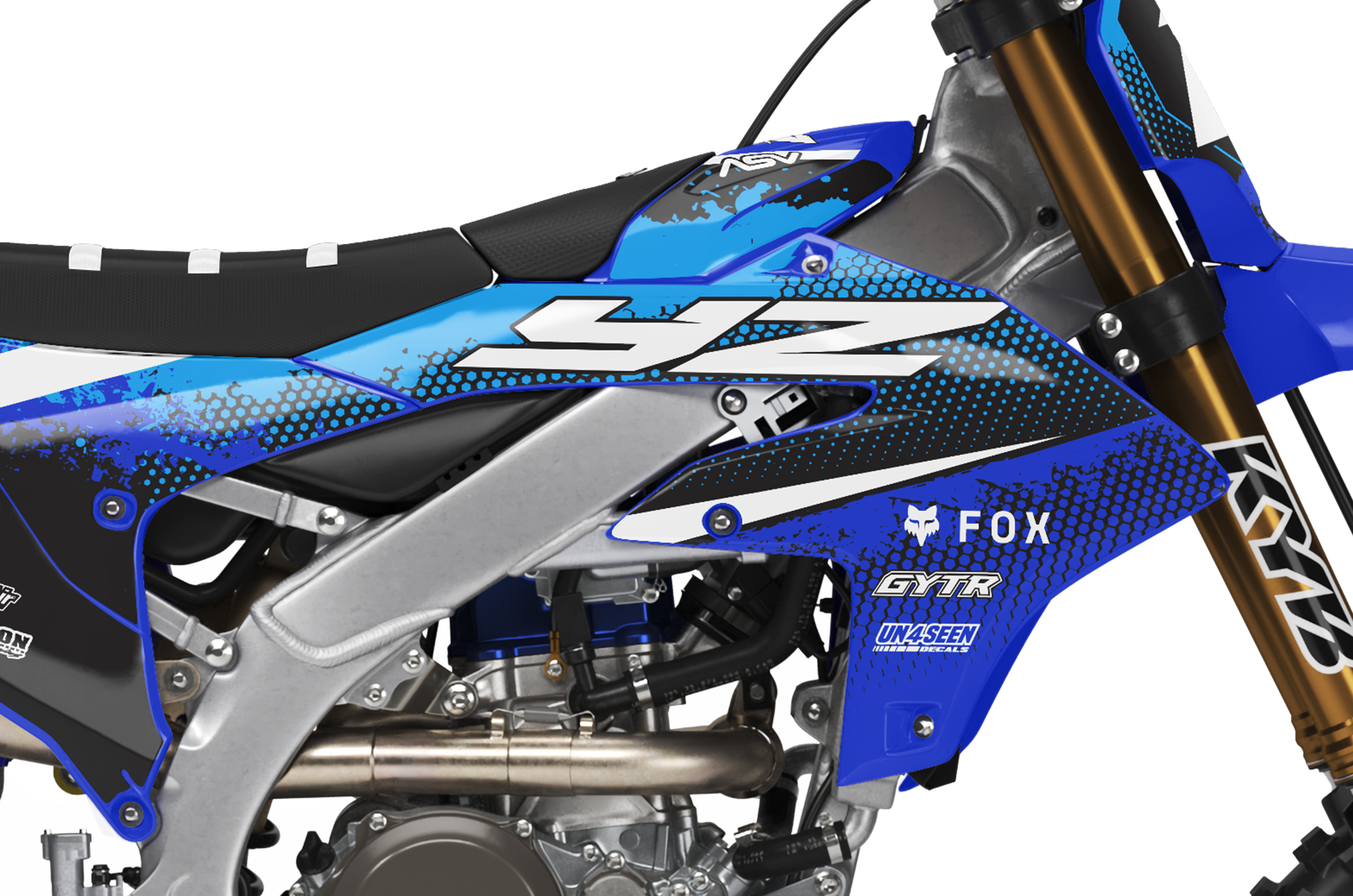 Yamaha Graphics Kit - Honeymorph Blue