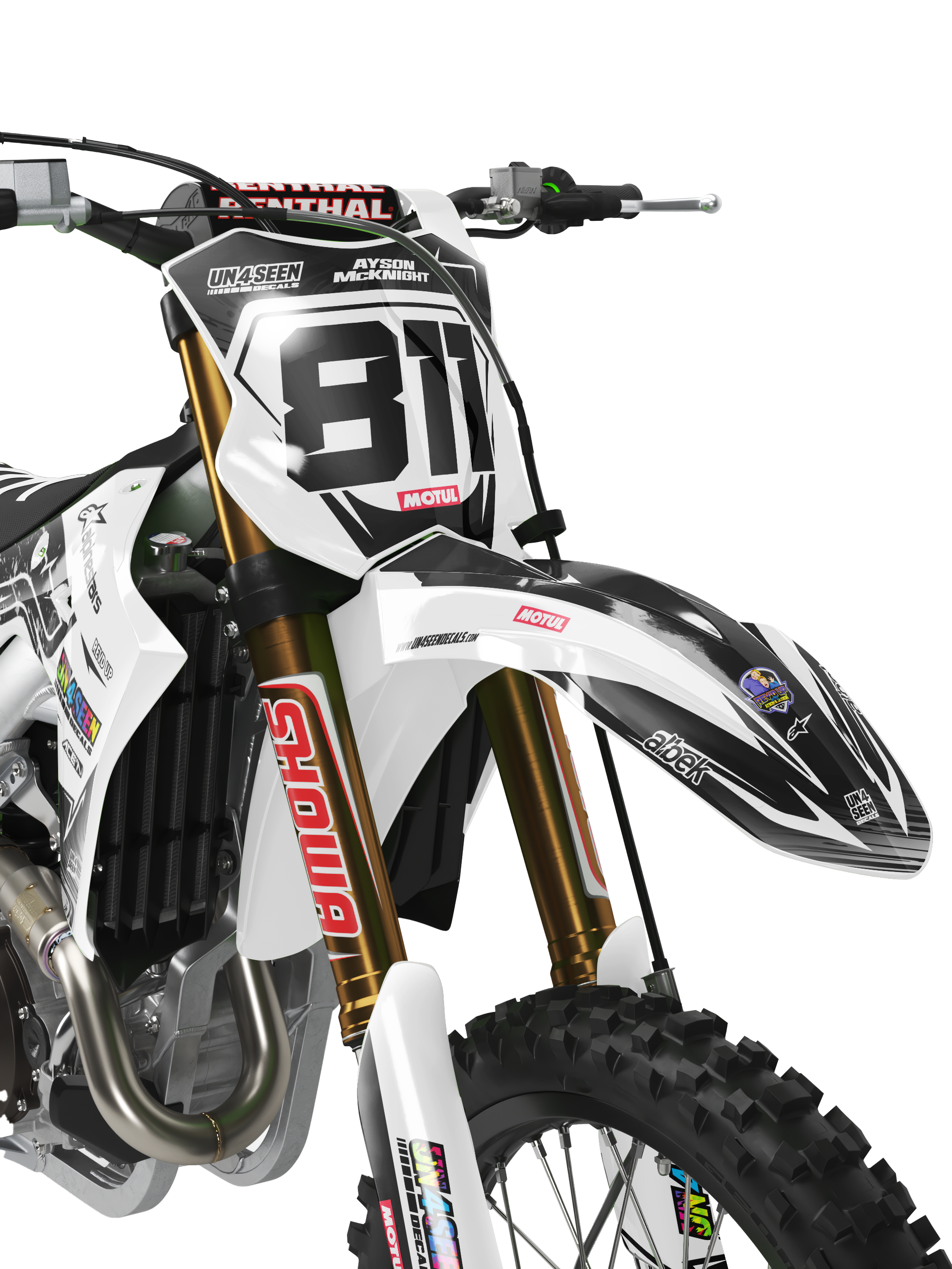 Kawasaki Graphics Kit - Ayson James