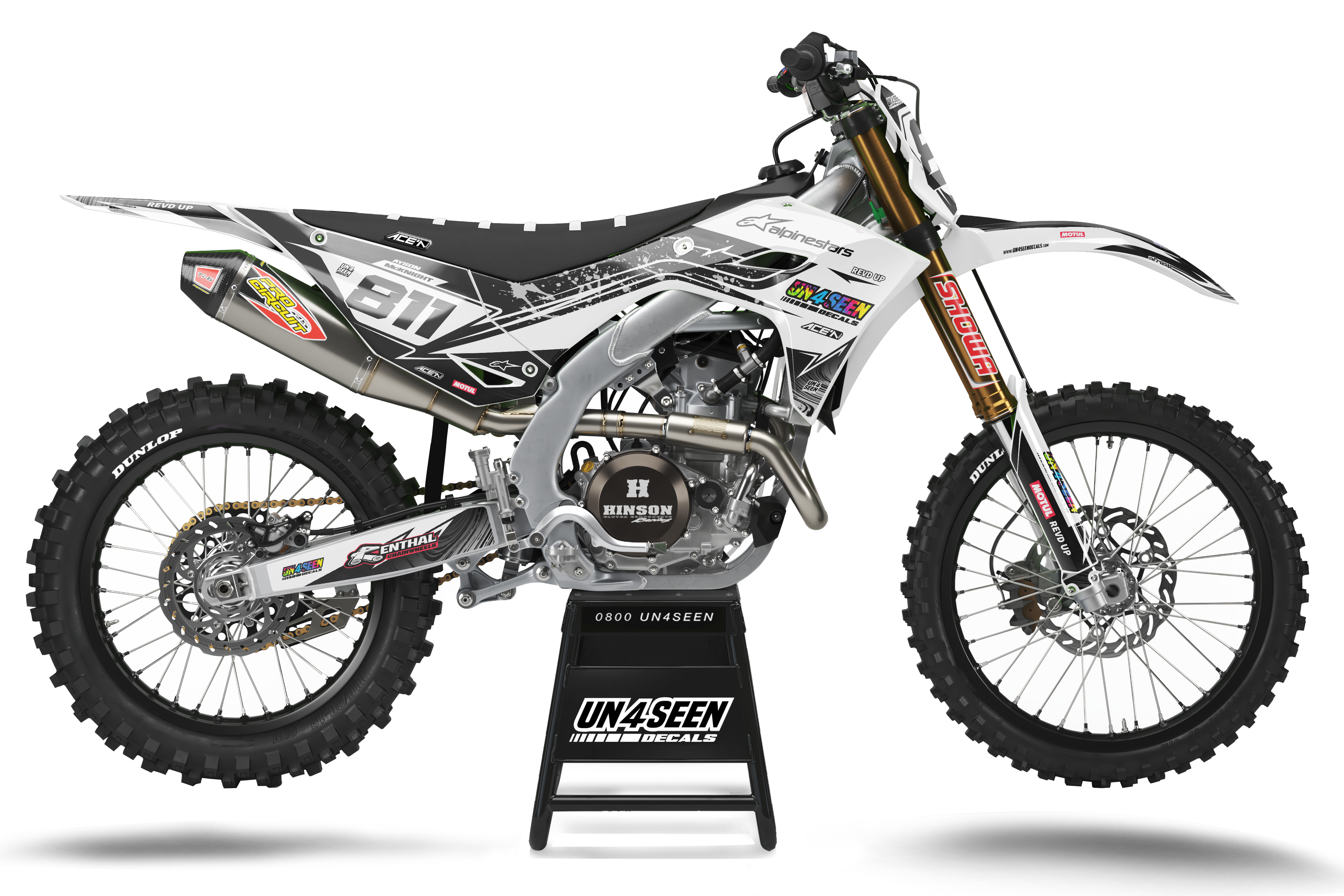 Kawasaki Graphics Kit - Ayson James
