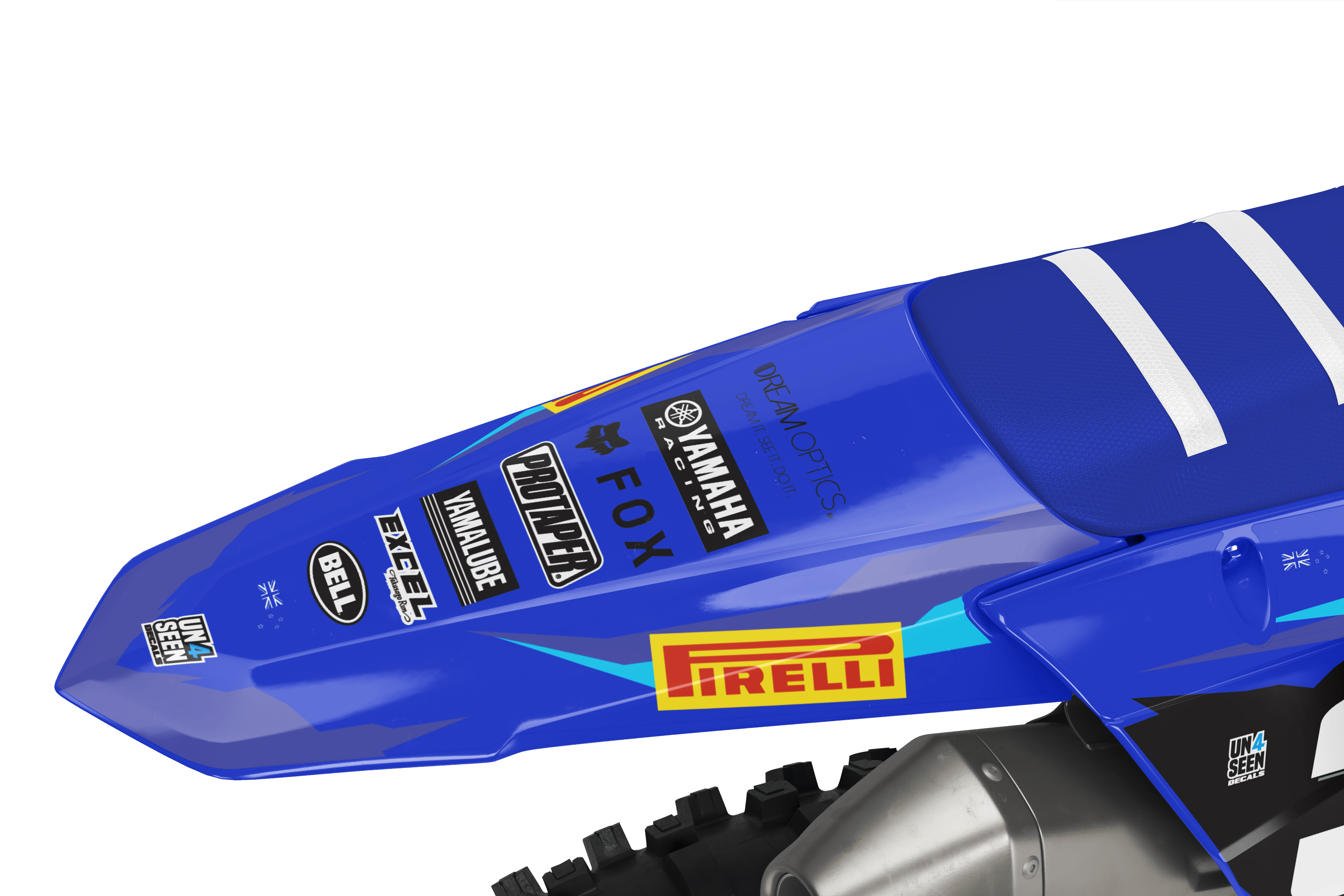 Yamaha Graphics Kit - Retro Blue