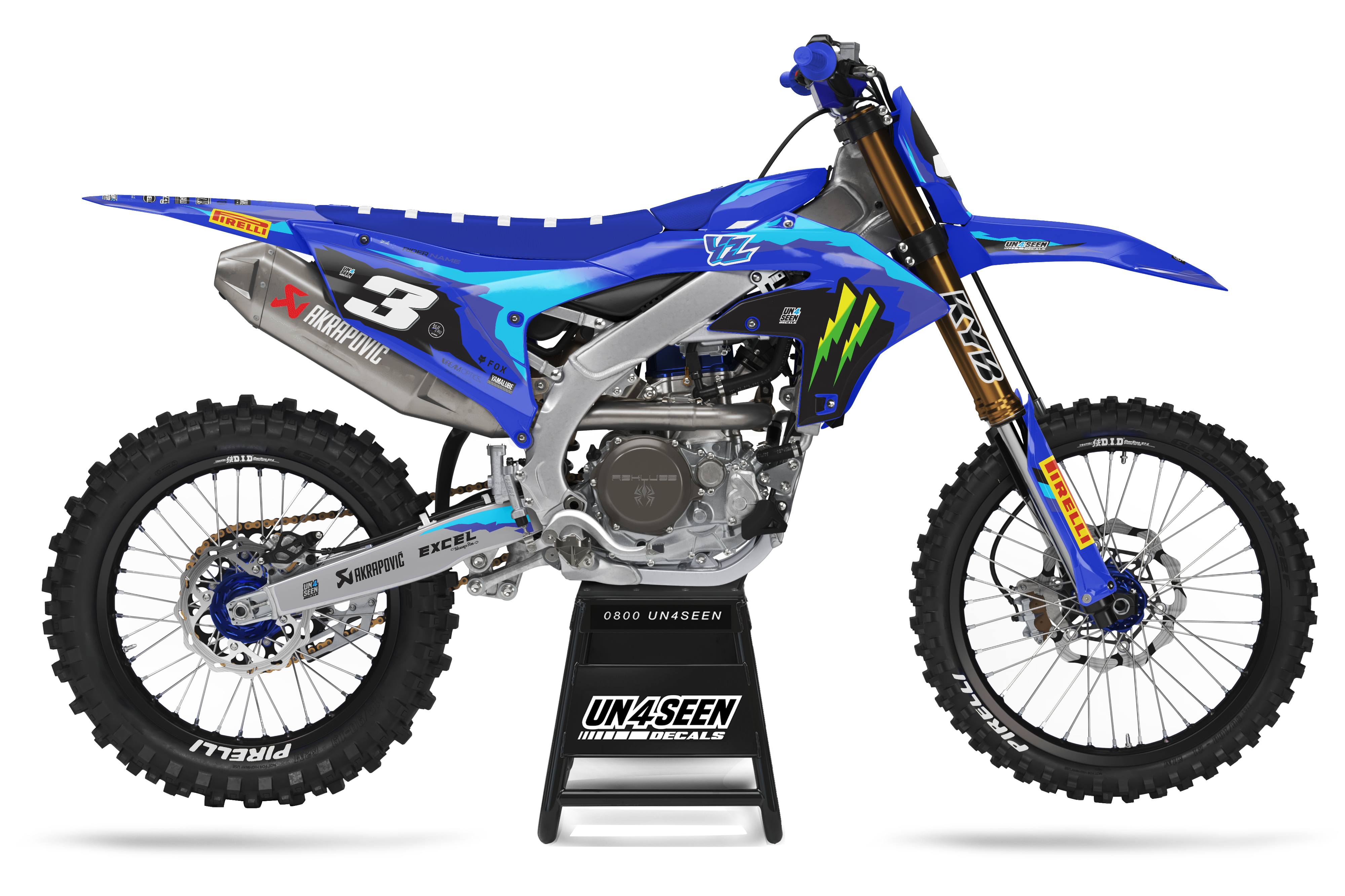 Yamaha Graphics Kit - Retro Blue