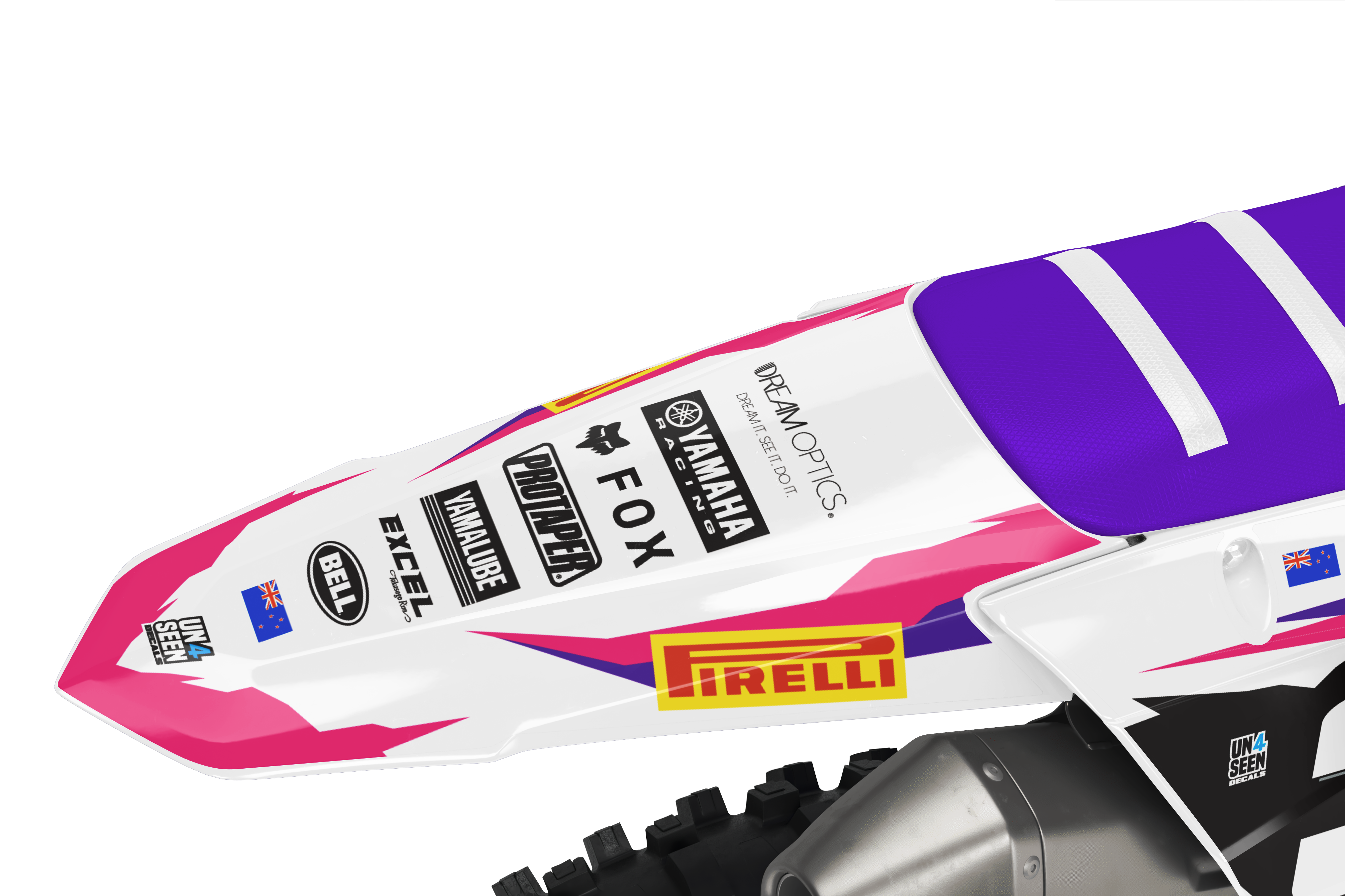 Yamaha Graphics Kit - Retro Pink