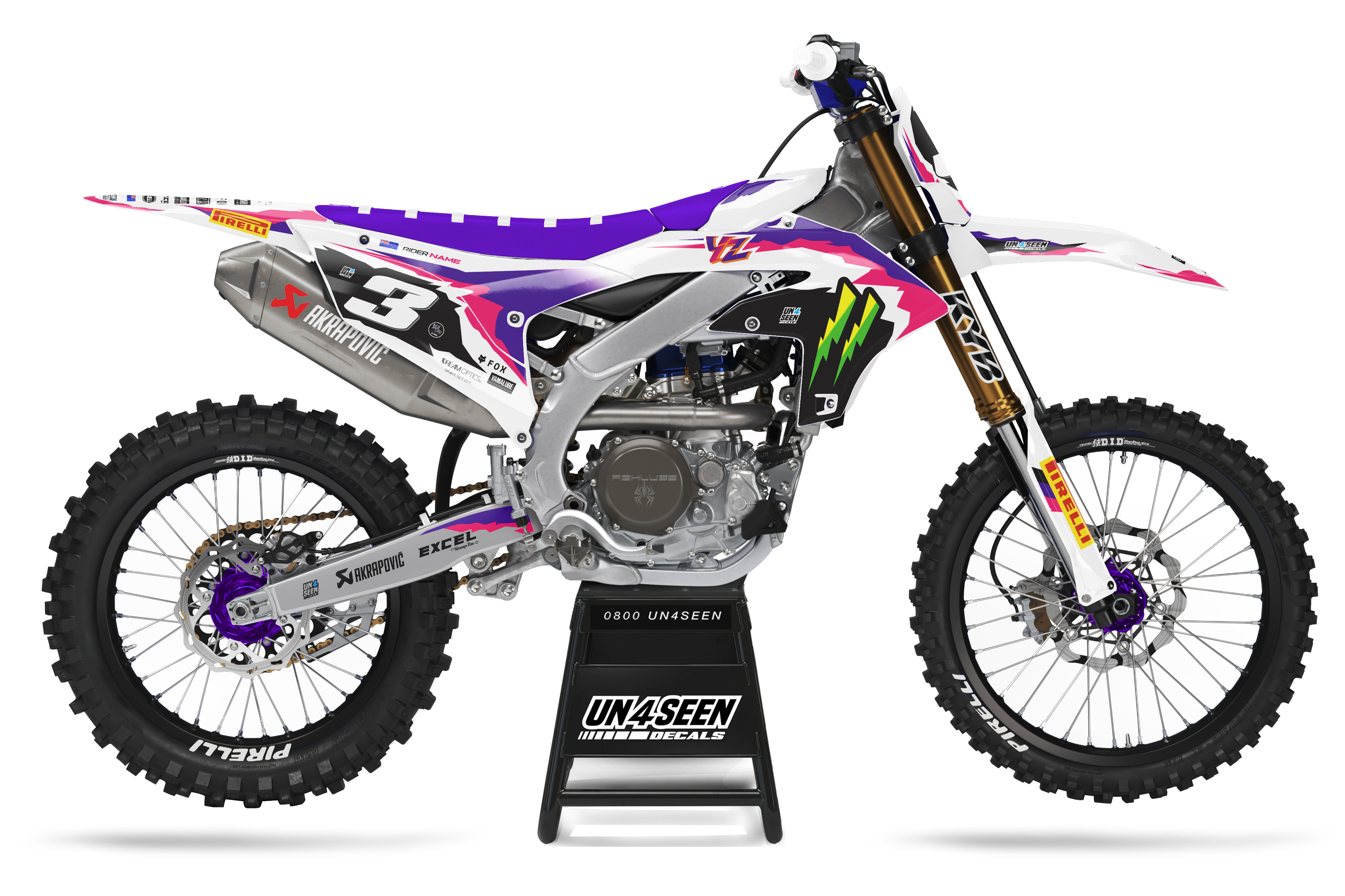Yamaha Graphics Kit - Retro Pink