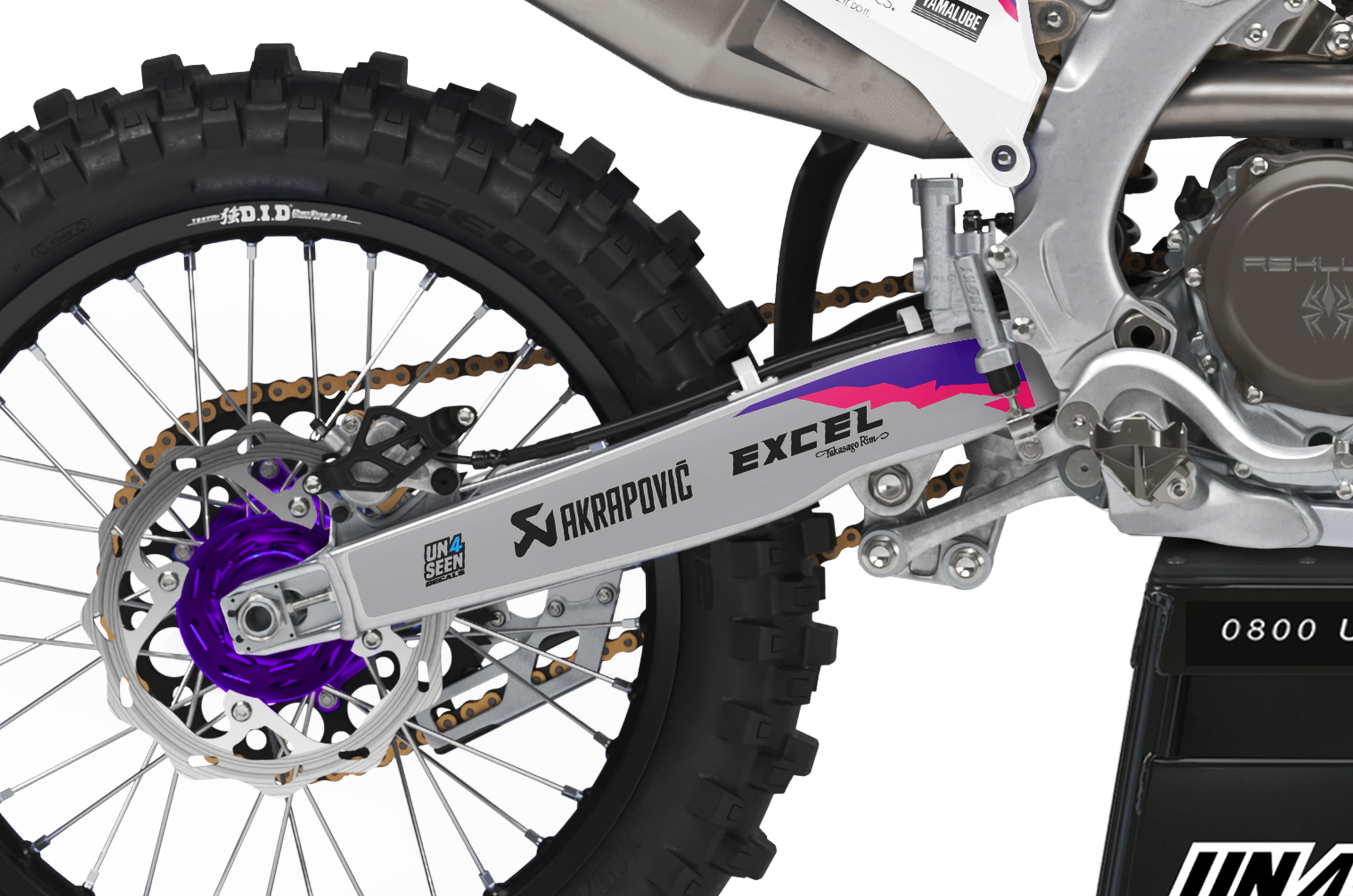 Yamaha Graphics Kit - Retro Pink