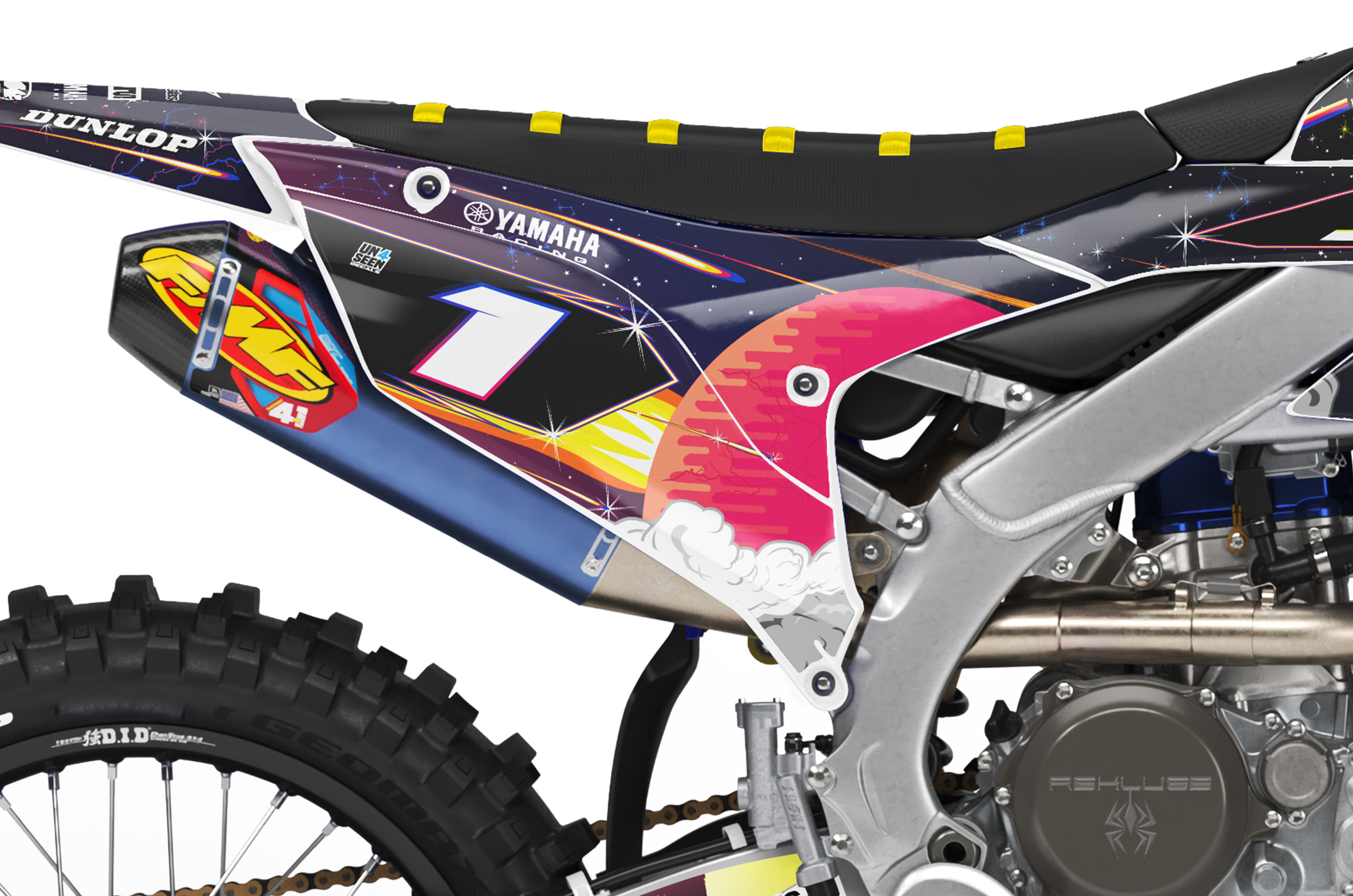 Yamaha Galaxy Graphics Kit - Space Fog