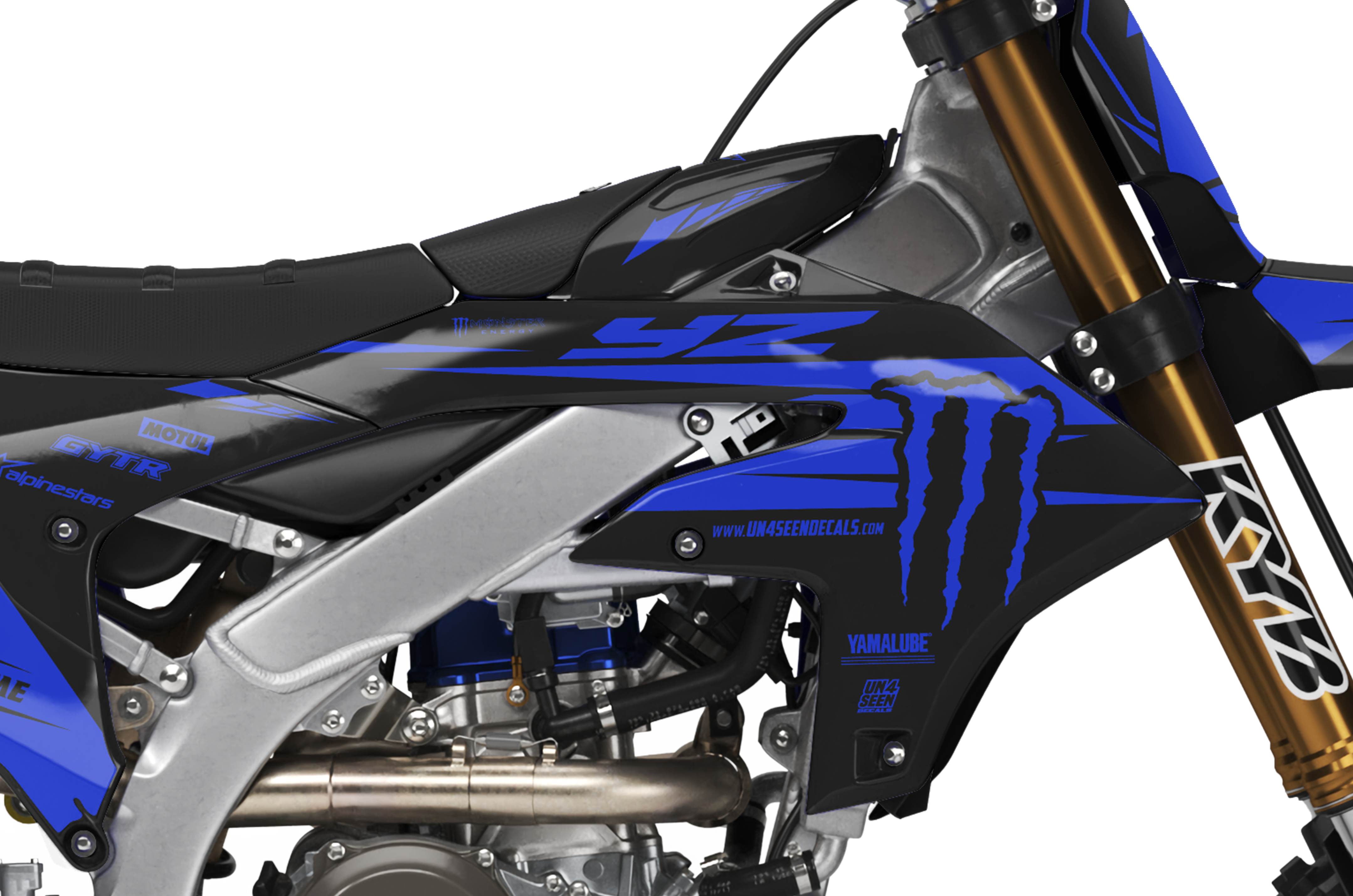 Yamaha Graphics Kit - Lubricate Blue
