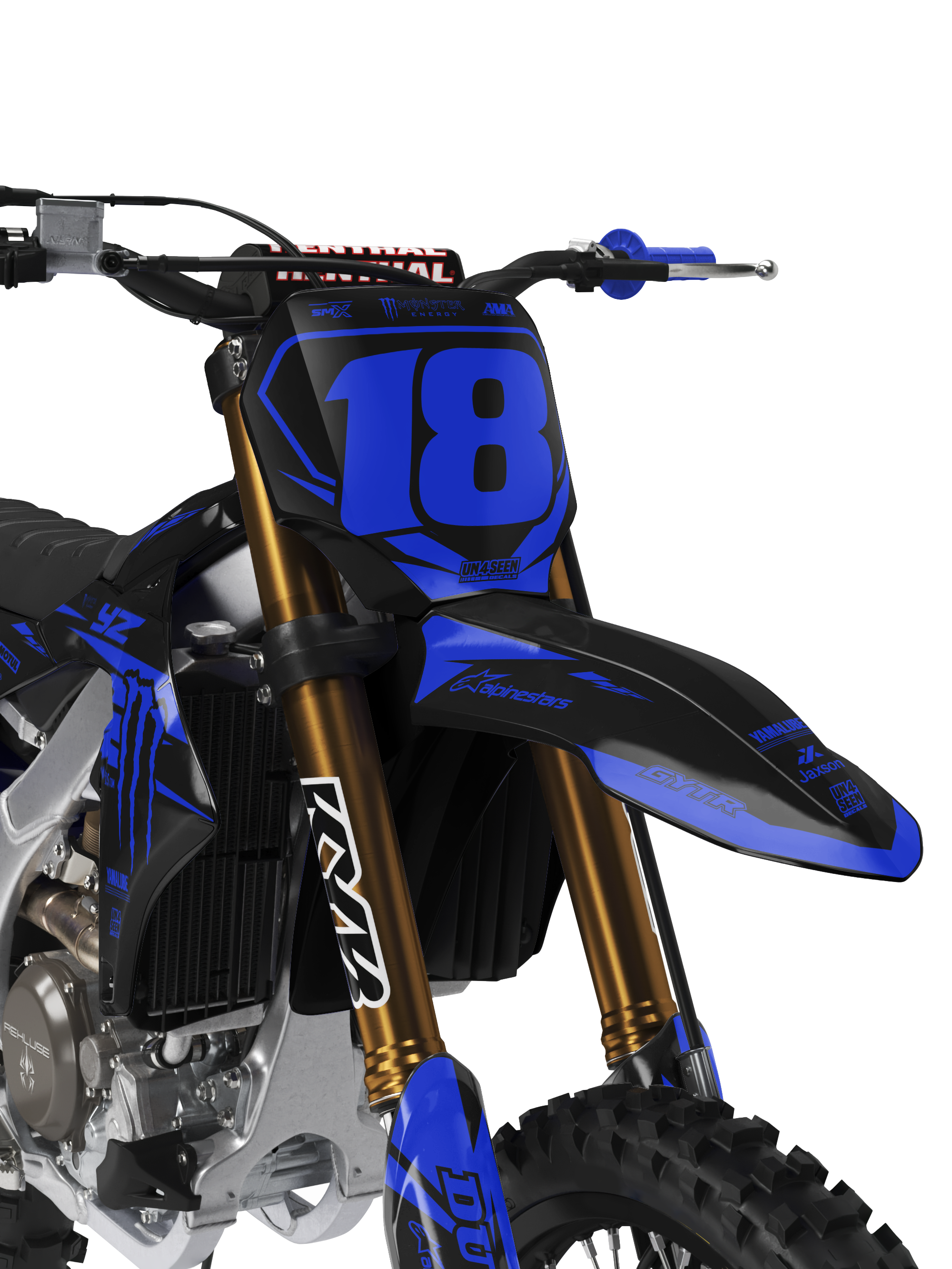 Yamaha Graphics Kit - Lubricate Blue