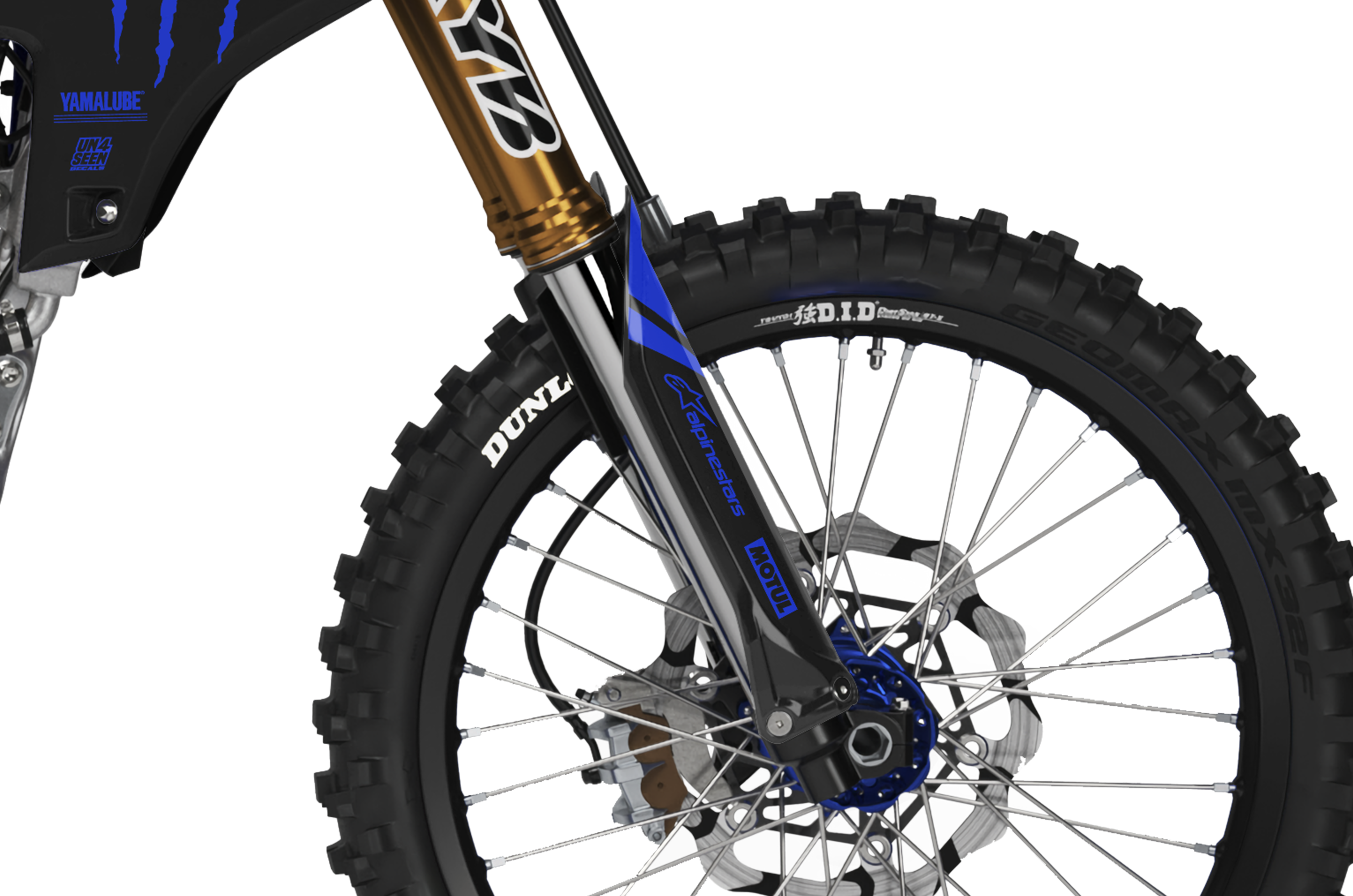 Yamaha Graphics Kit - Lubricate Blue