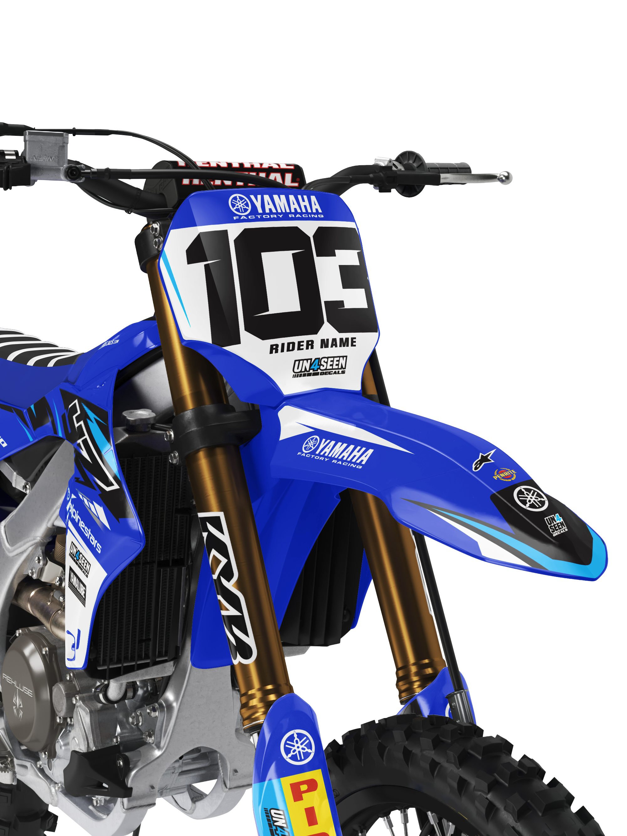 Yamaha Graphics Kit - Stance Blue