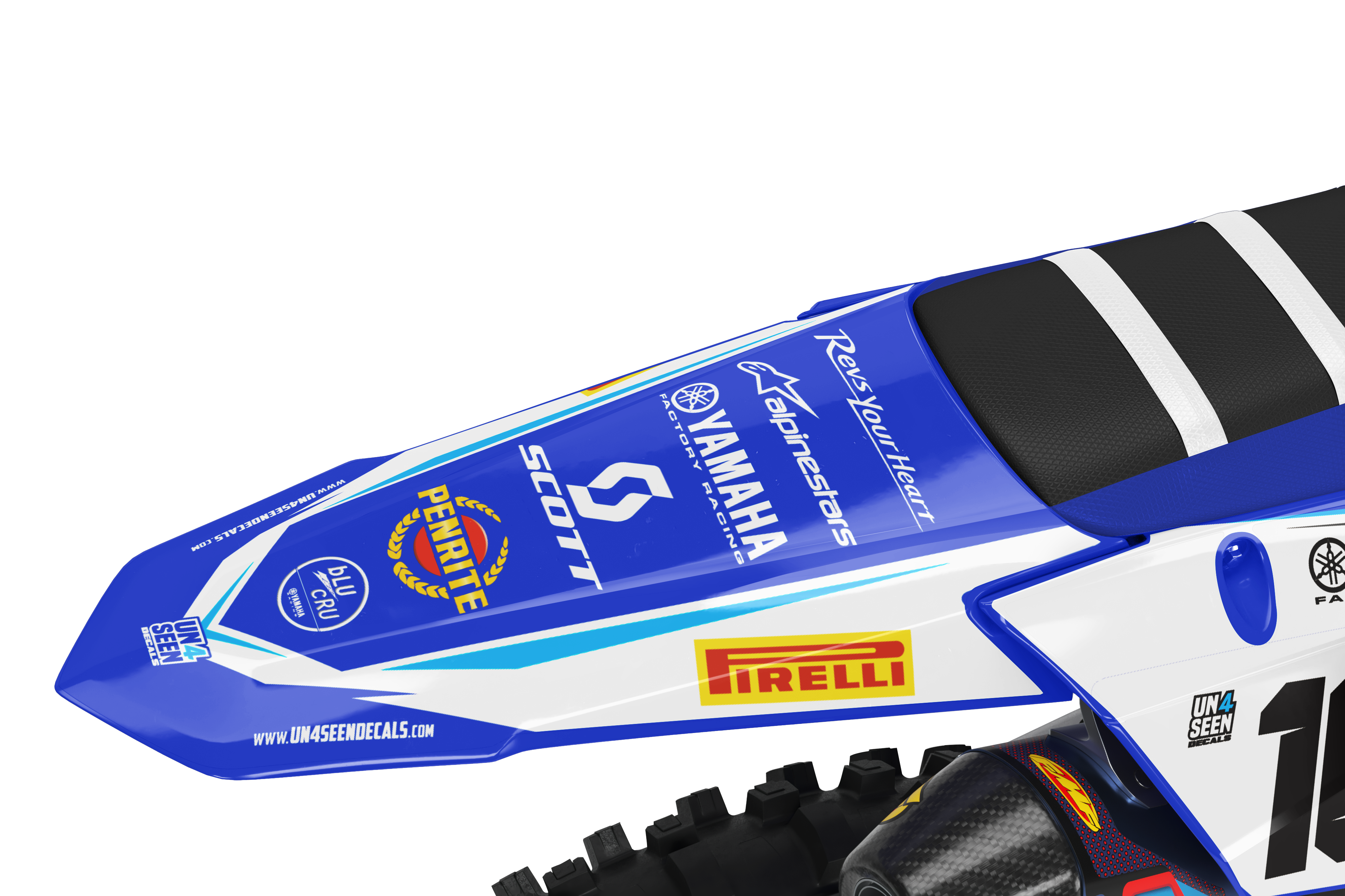 Yamaha Graphics Kit - Stance Blue