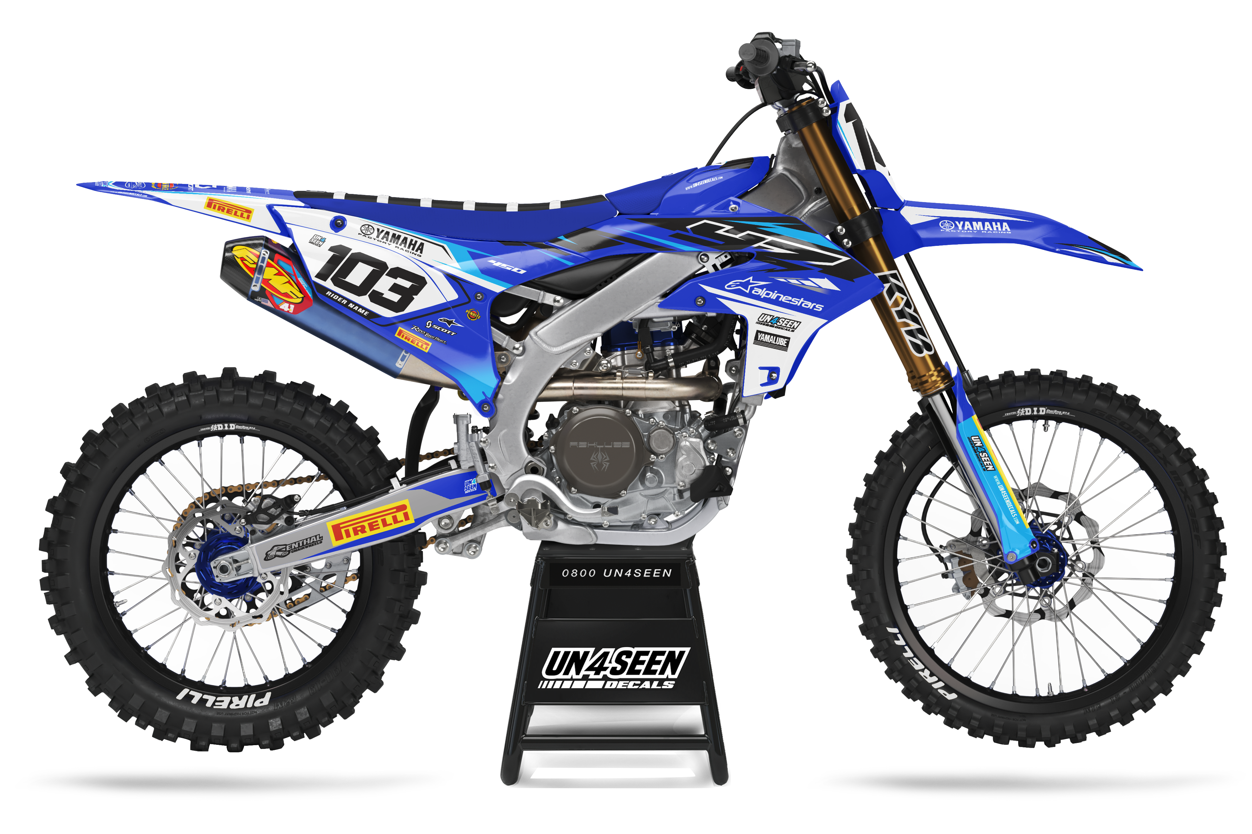 Yamaha Graphics Kit - Stance Blue
