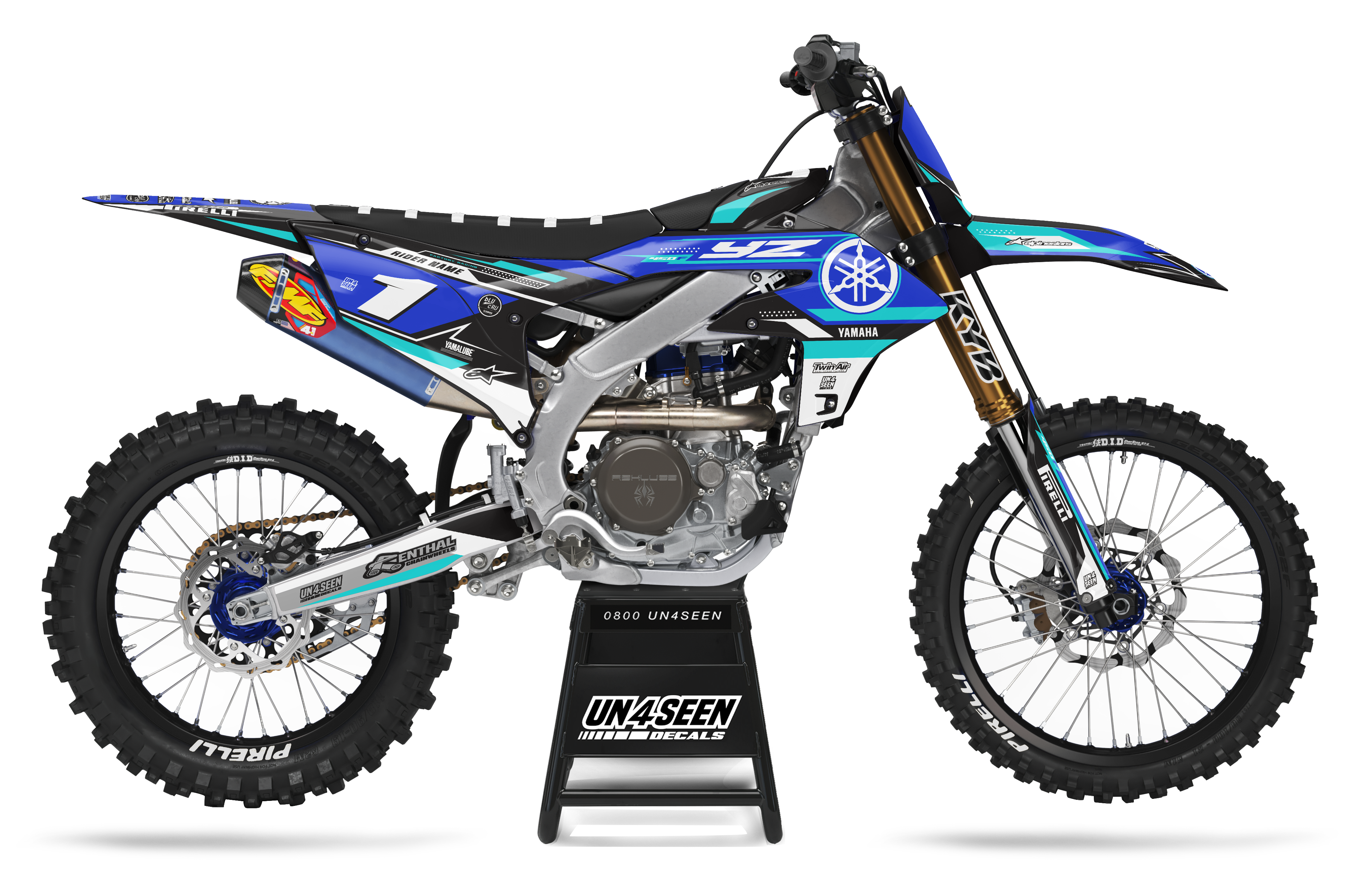 Yamaha Graphics Kit - Urgent Aqua