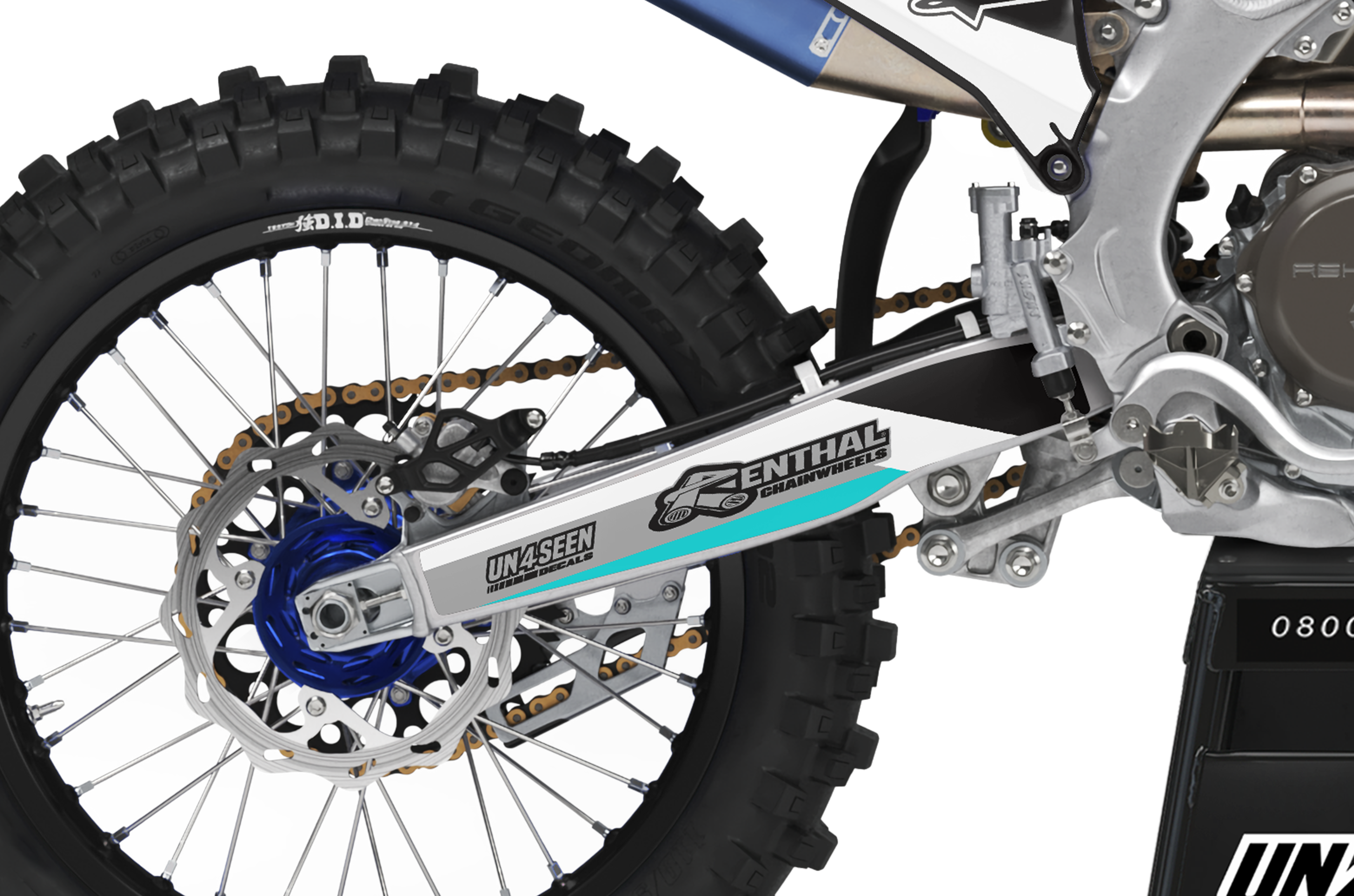 Yamaha Graphics Kit - Urgent Aqua