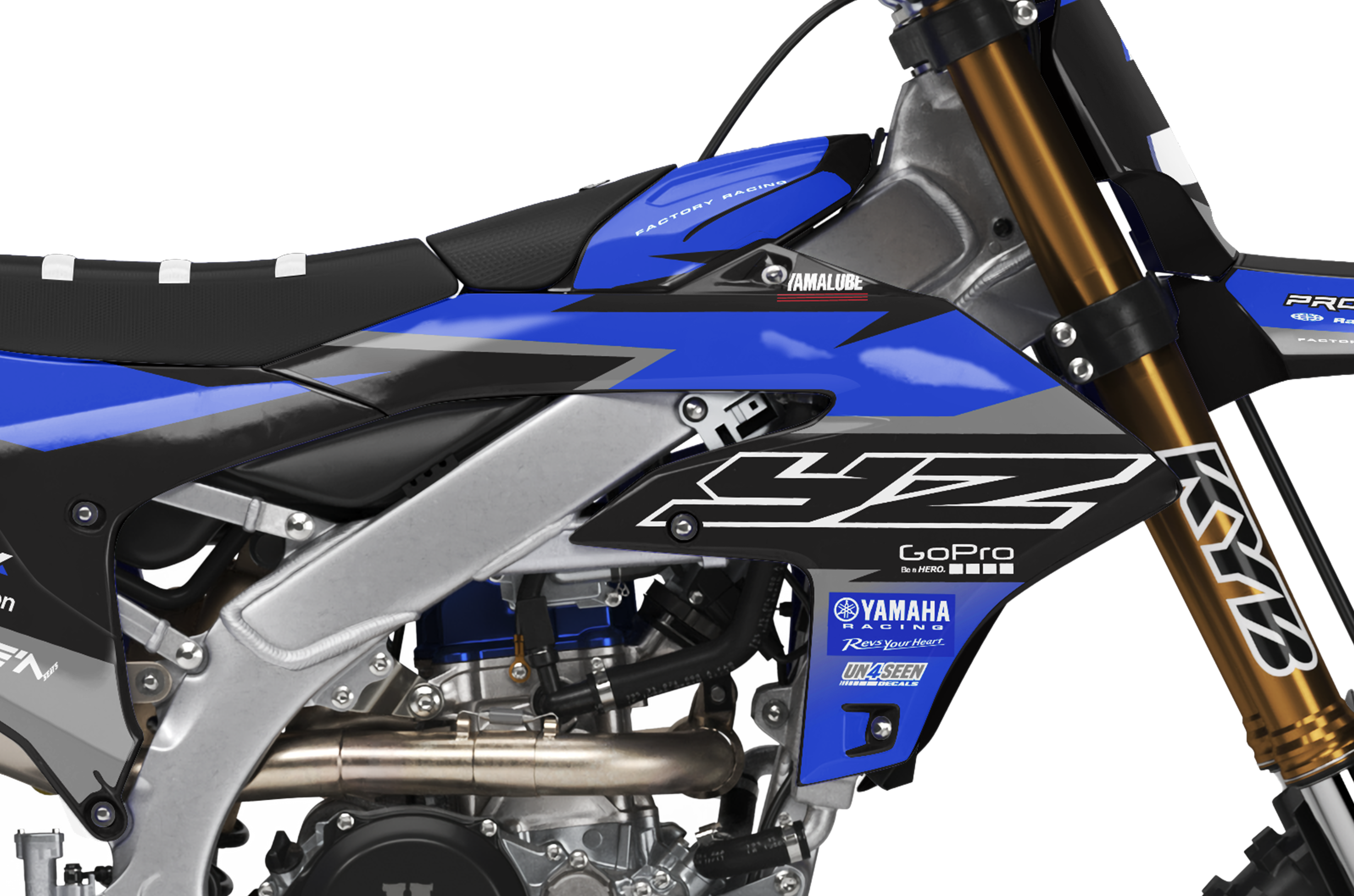 Yamaha Graphics Kit - Yeao Purple