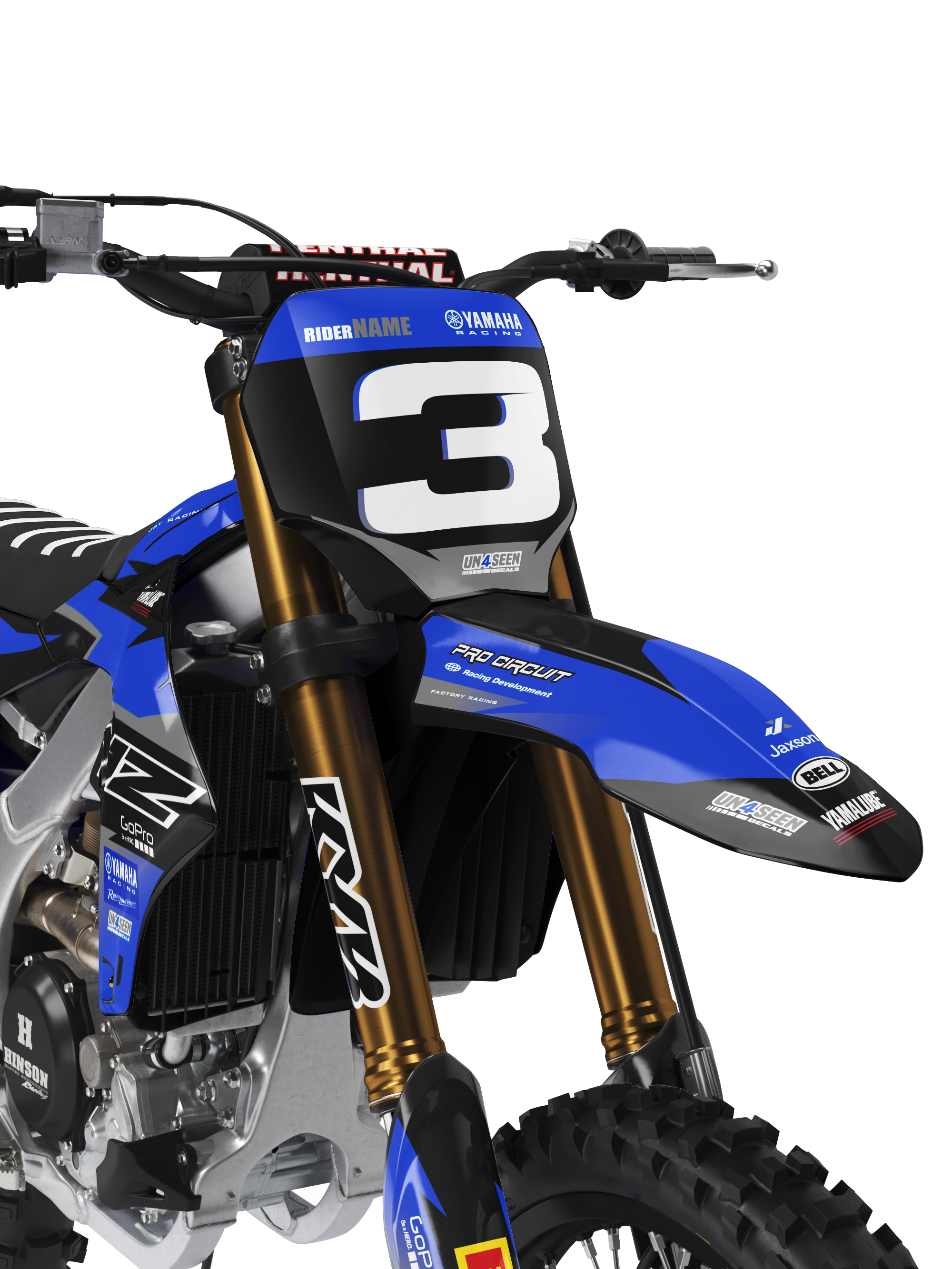 Yamaha Graphics Kit - Yeao Purple