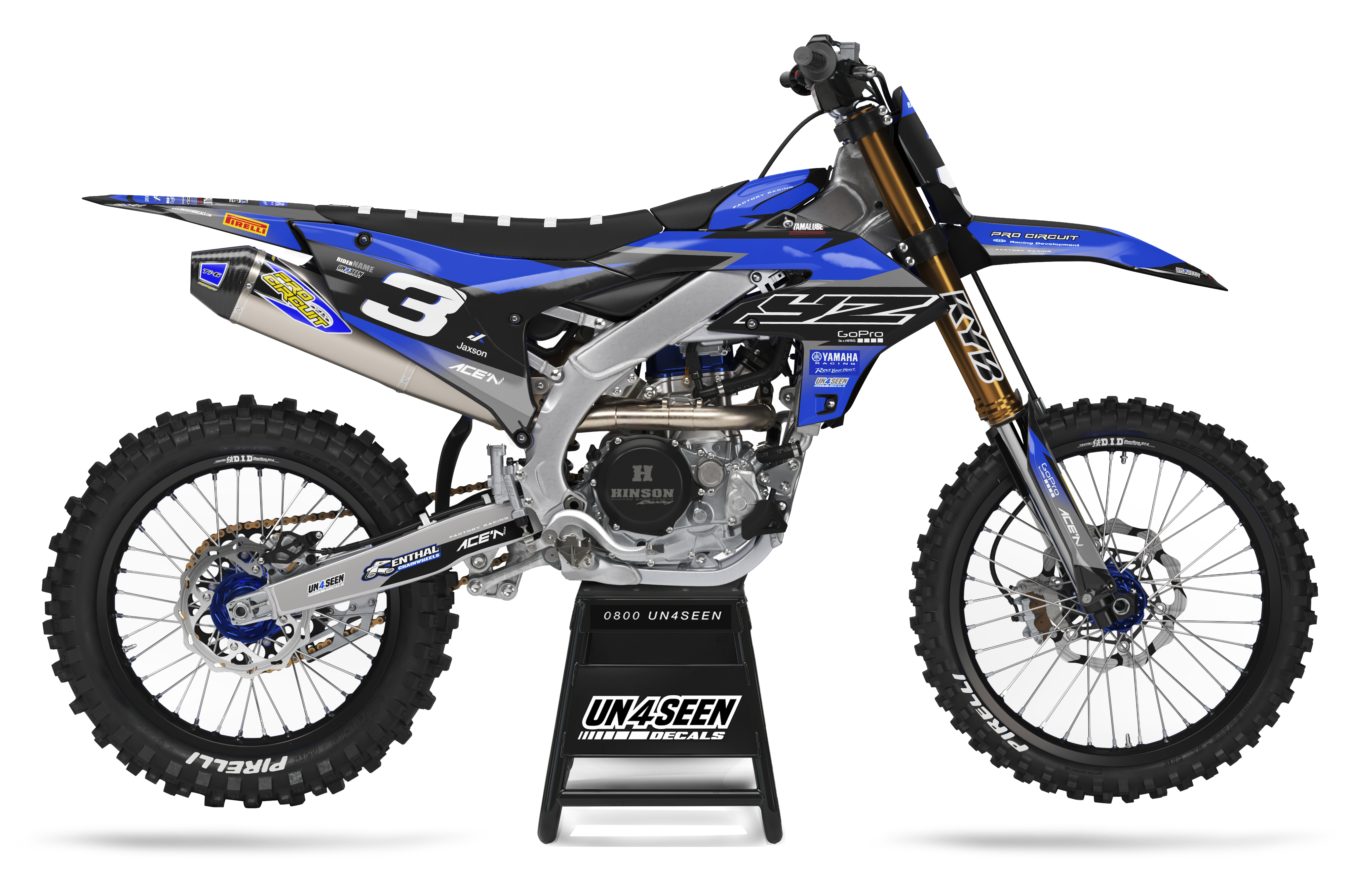 Yamaha Graphics Kit - Yeao Purple