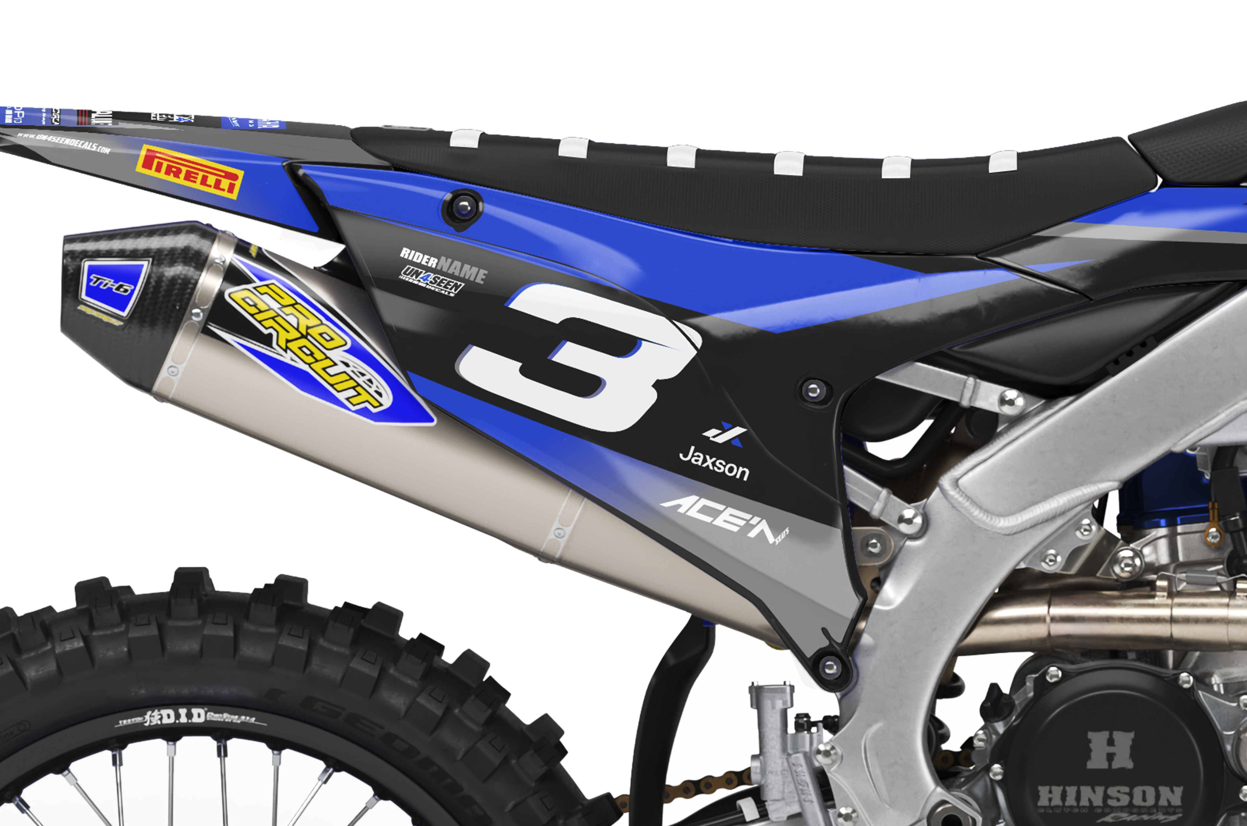 Yamaha Graphics Kit - Yeao Purple