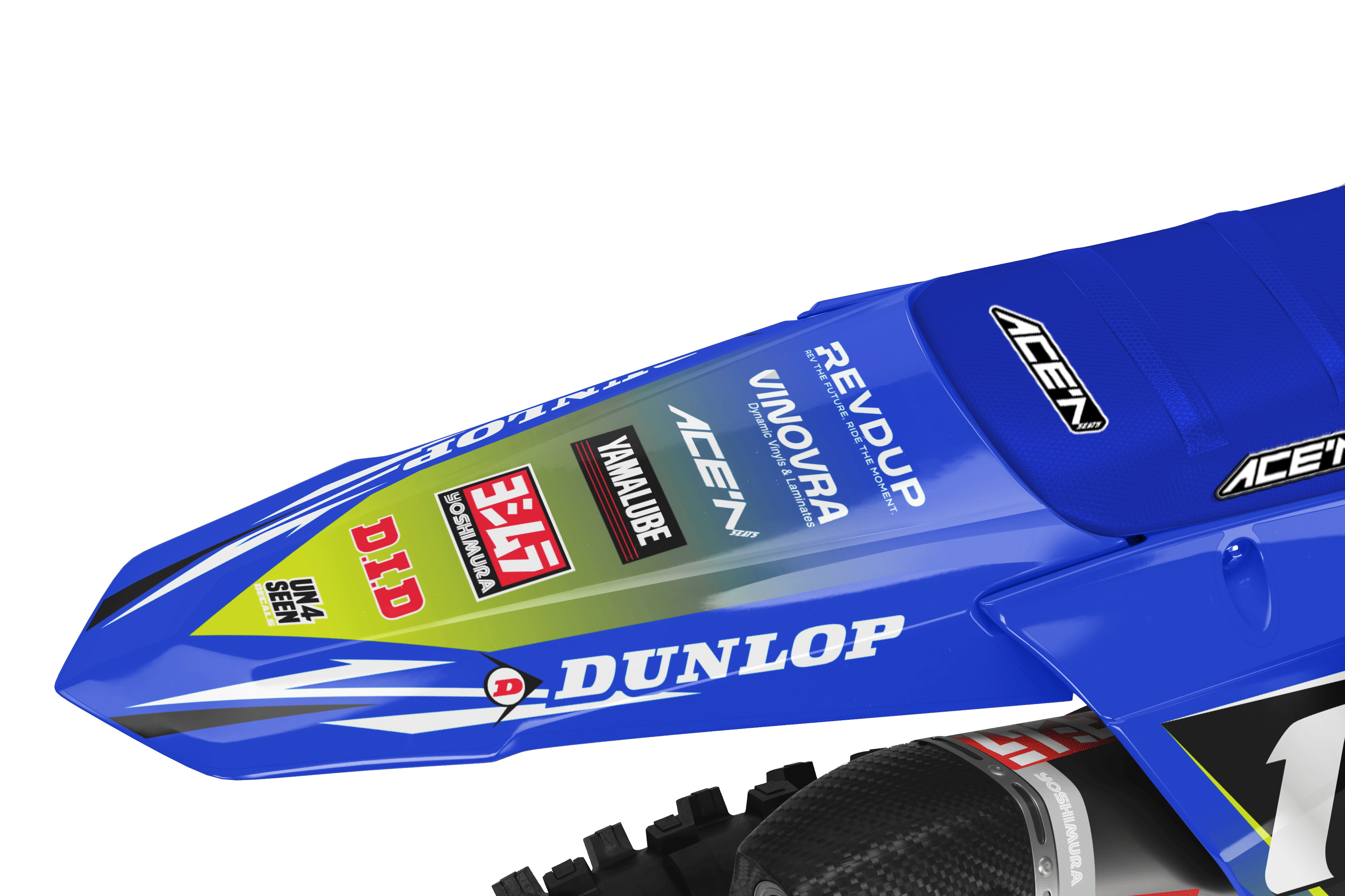 Yamaha Graphics Kit - Fluid Apex Blue