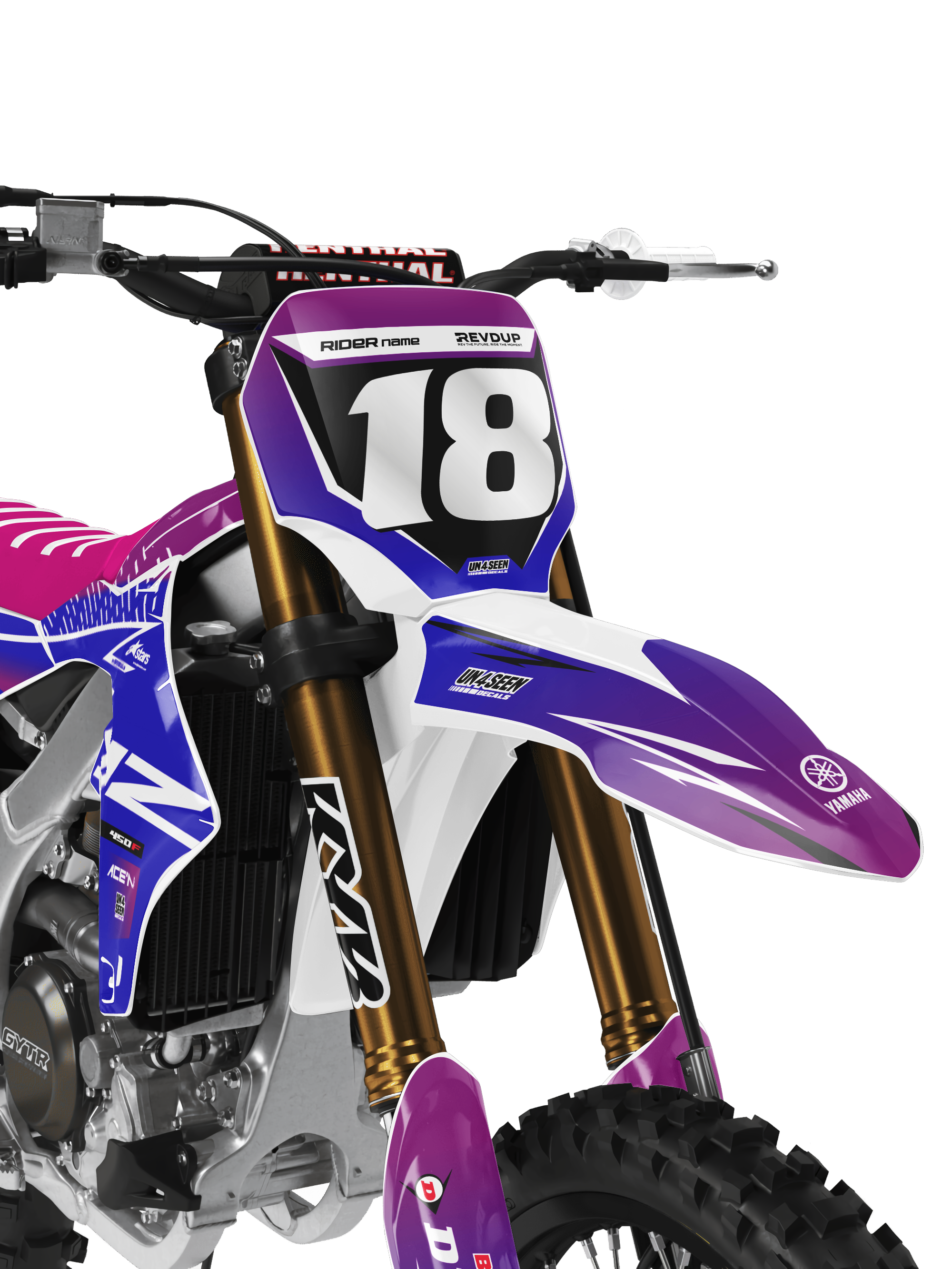 Yamaha Graphics Kit - Fluid Apex Purple