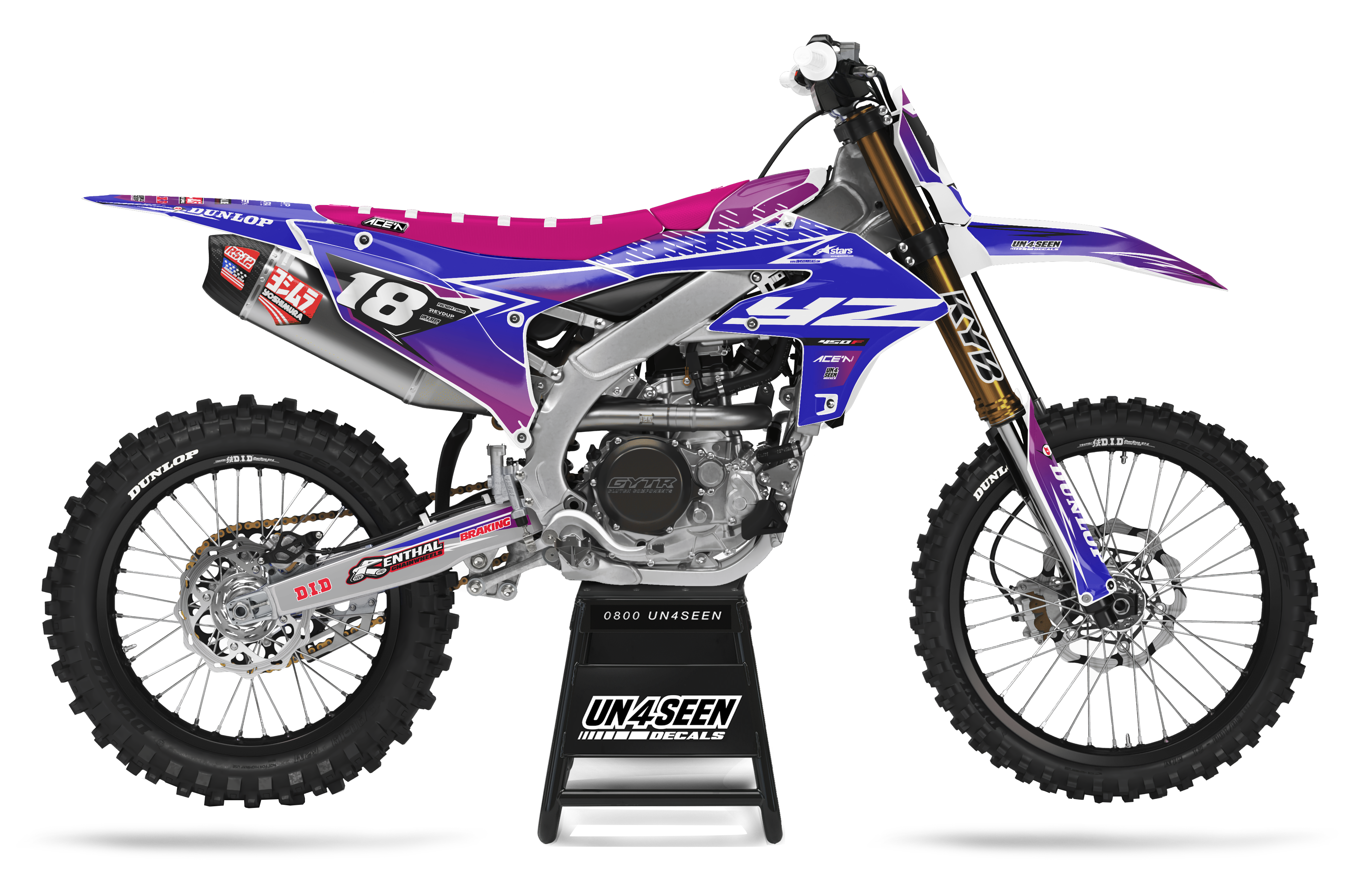 Yamaha Graphics Kit - Fluid Apex Purple