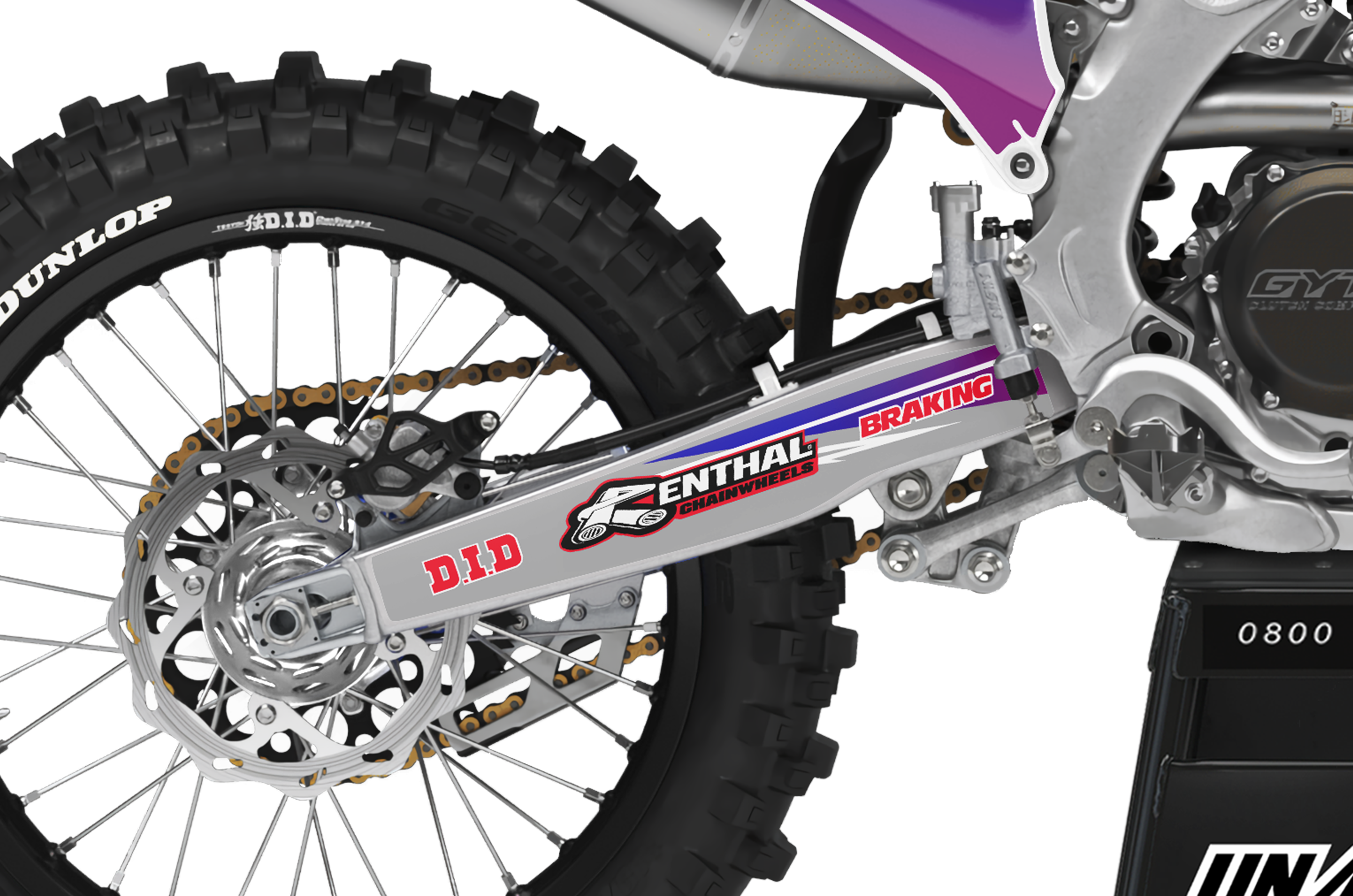 Yamaha Graphics Kit - Fluid Apex Purple