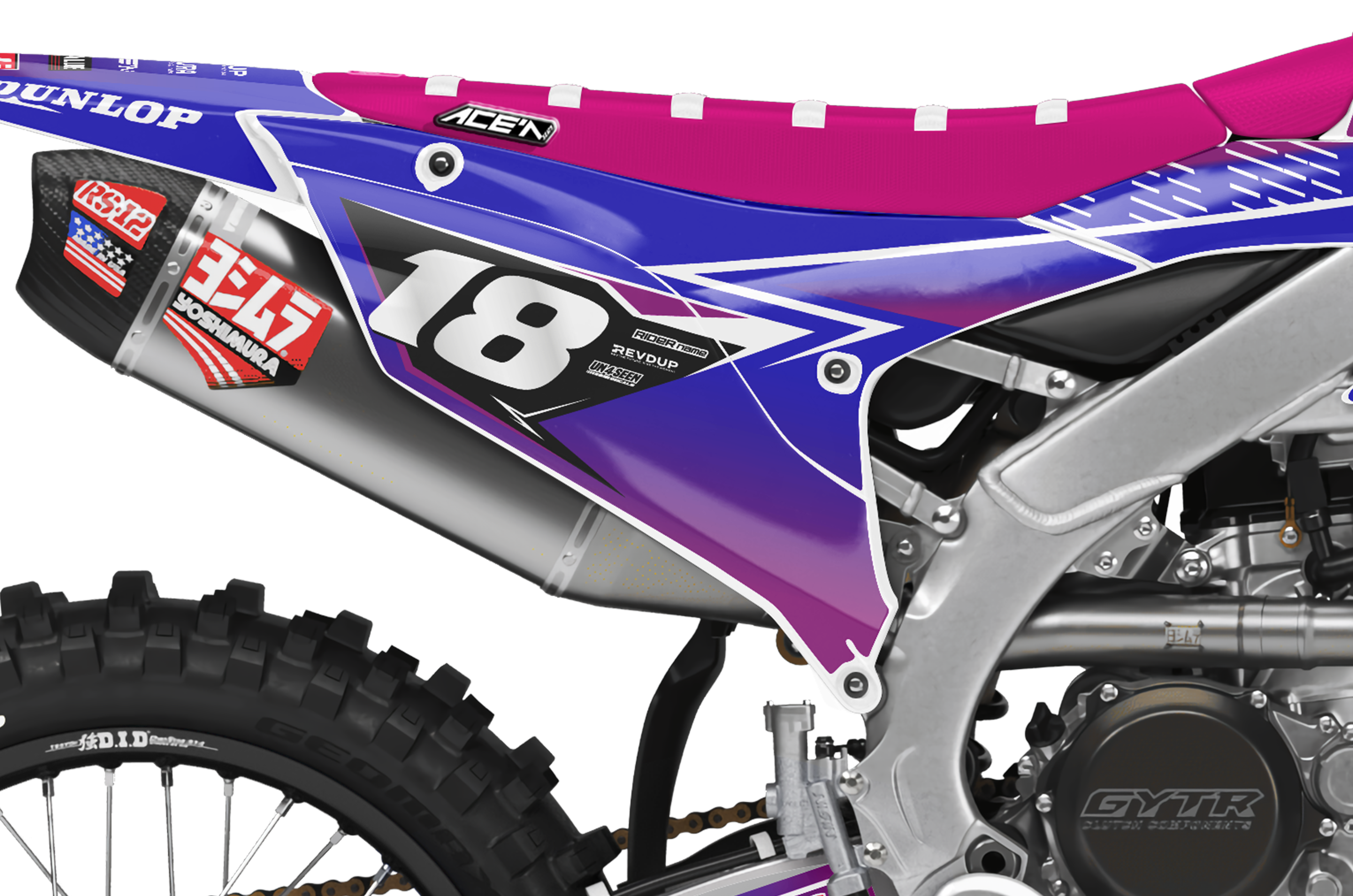 Yamaha Graphics Kit - Fluid Apex Purple