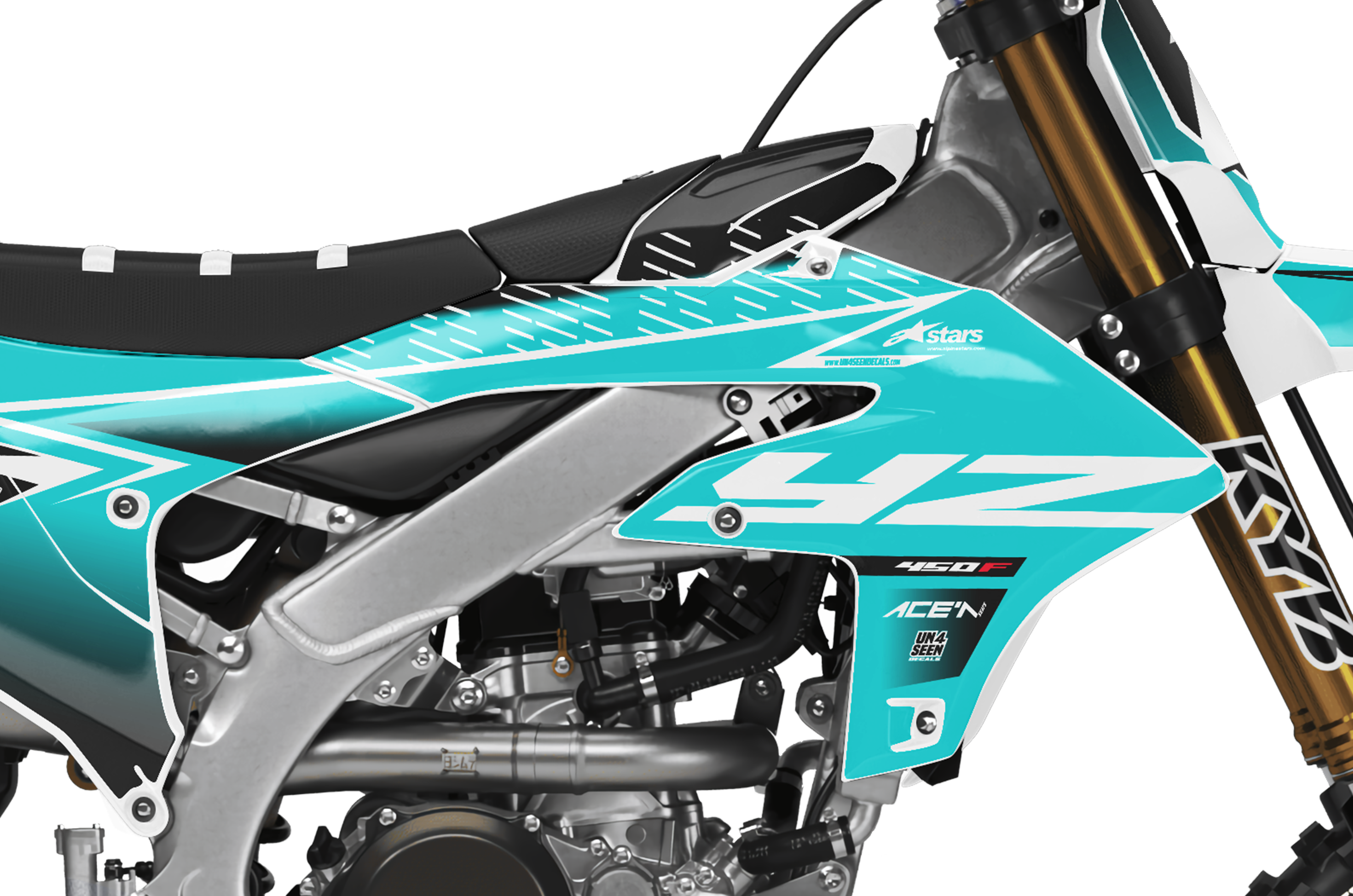 Yamaha Graphics Kit - Fluid Apex Aqua