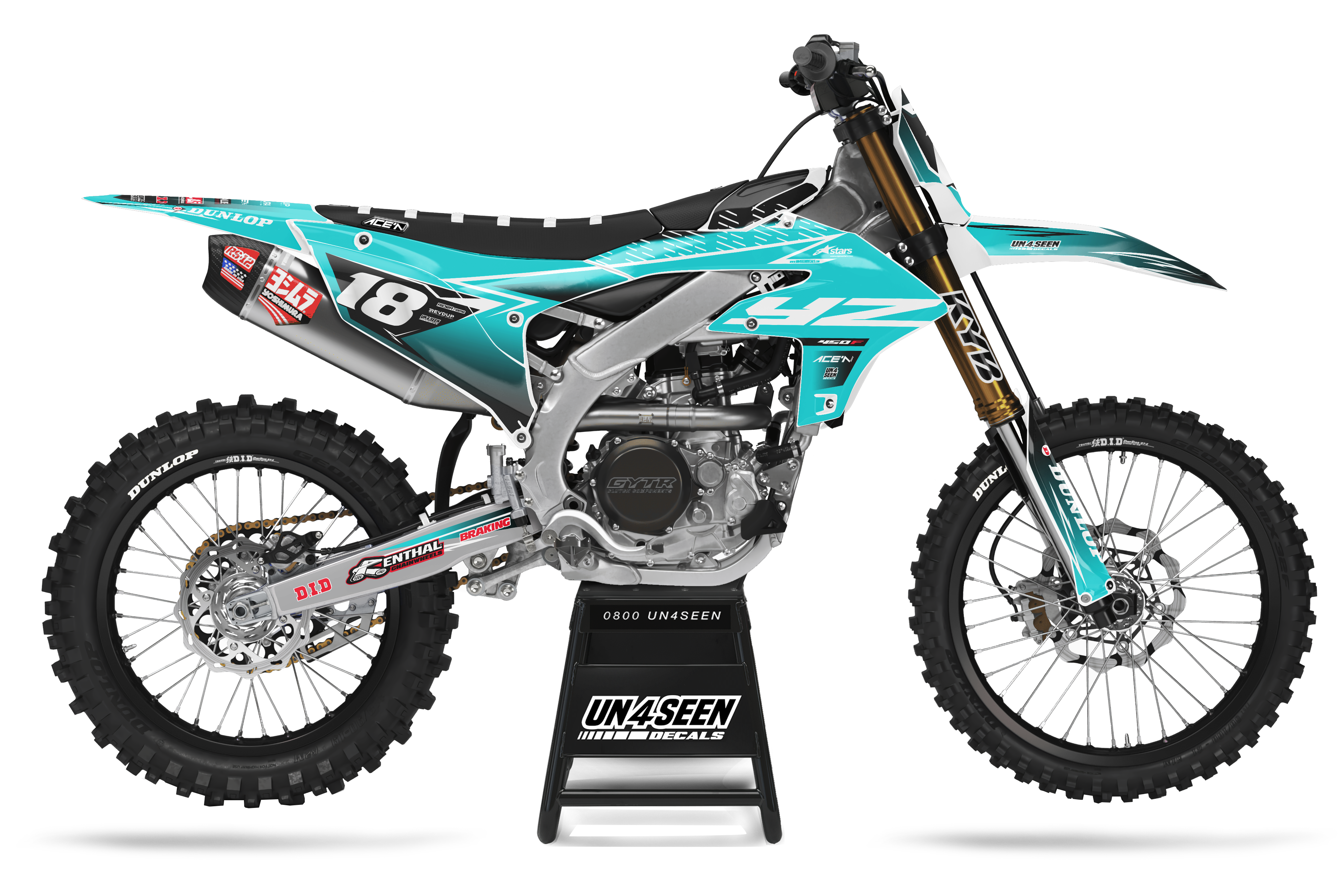 Yamaha Graphics Kit - Fluid Apex Aqua