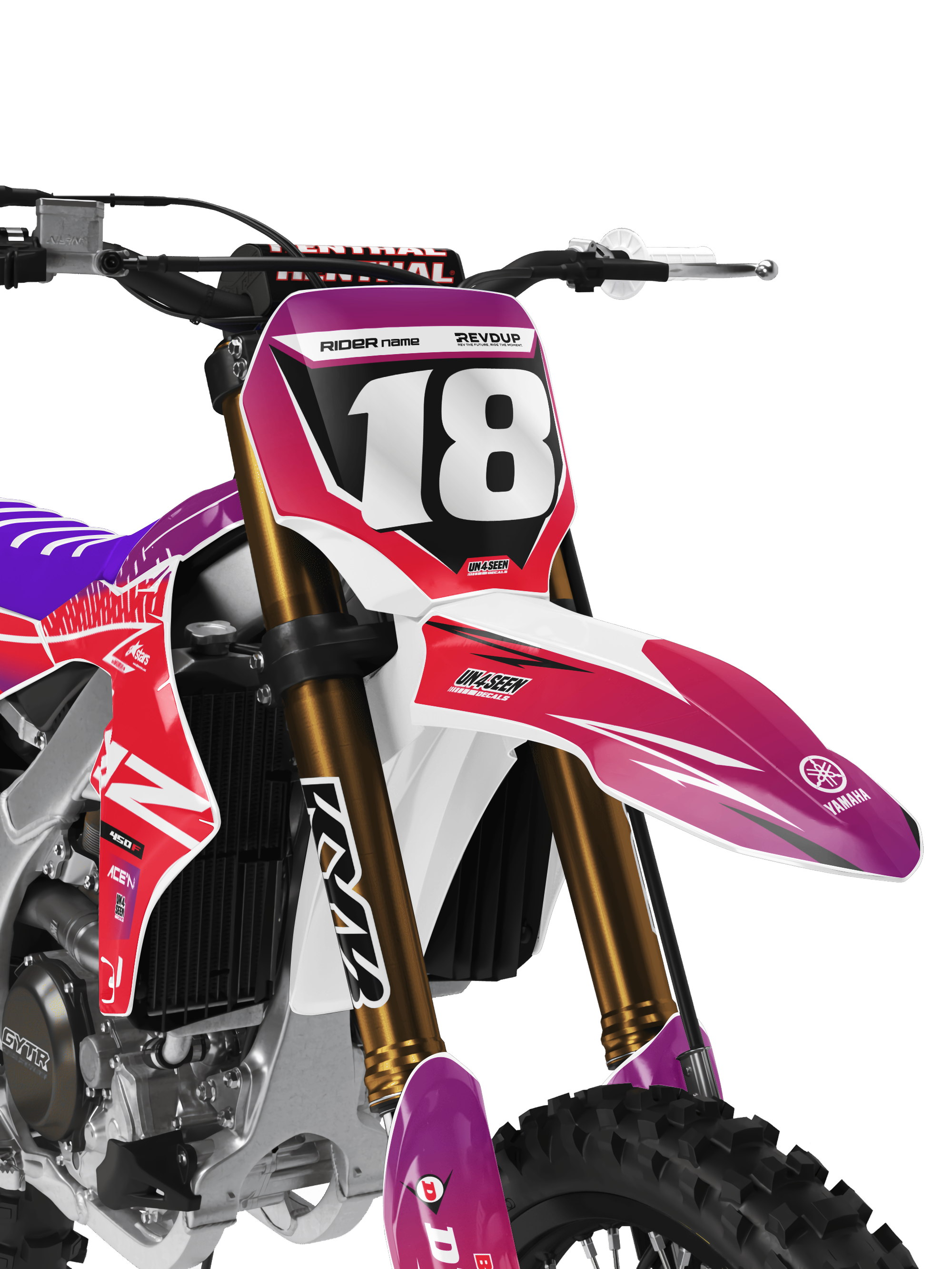 Yamaha Graphics Kit - Fluid Apex Red