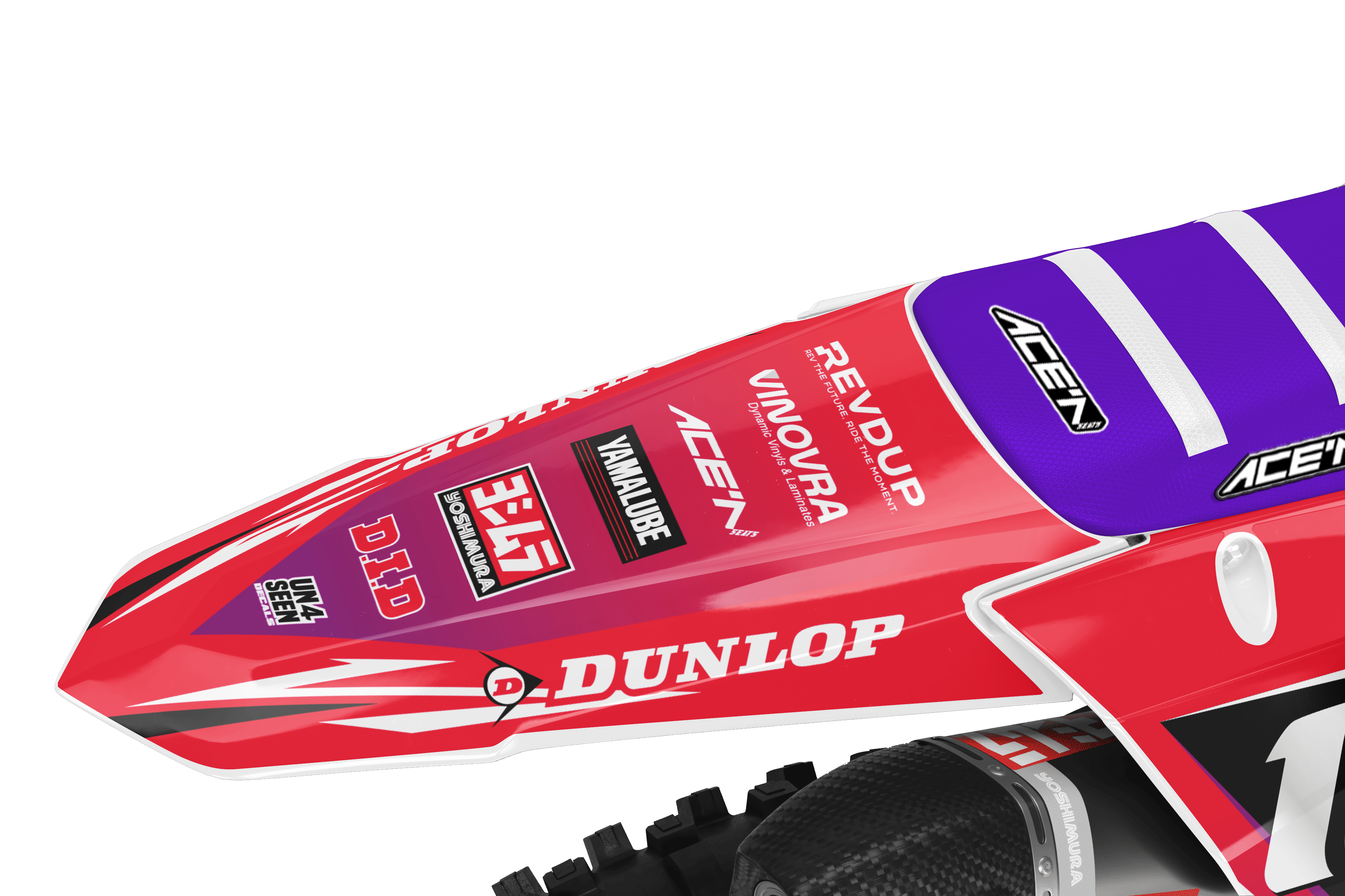 Yamaha Graphics Kit - Fluid Apex Red