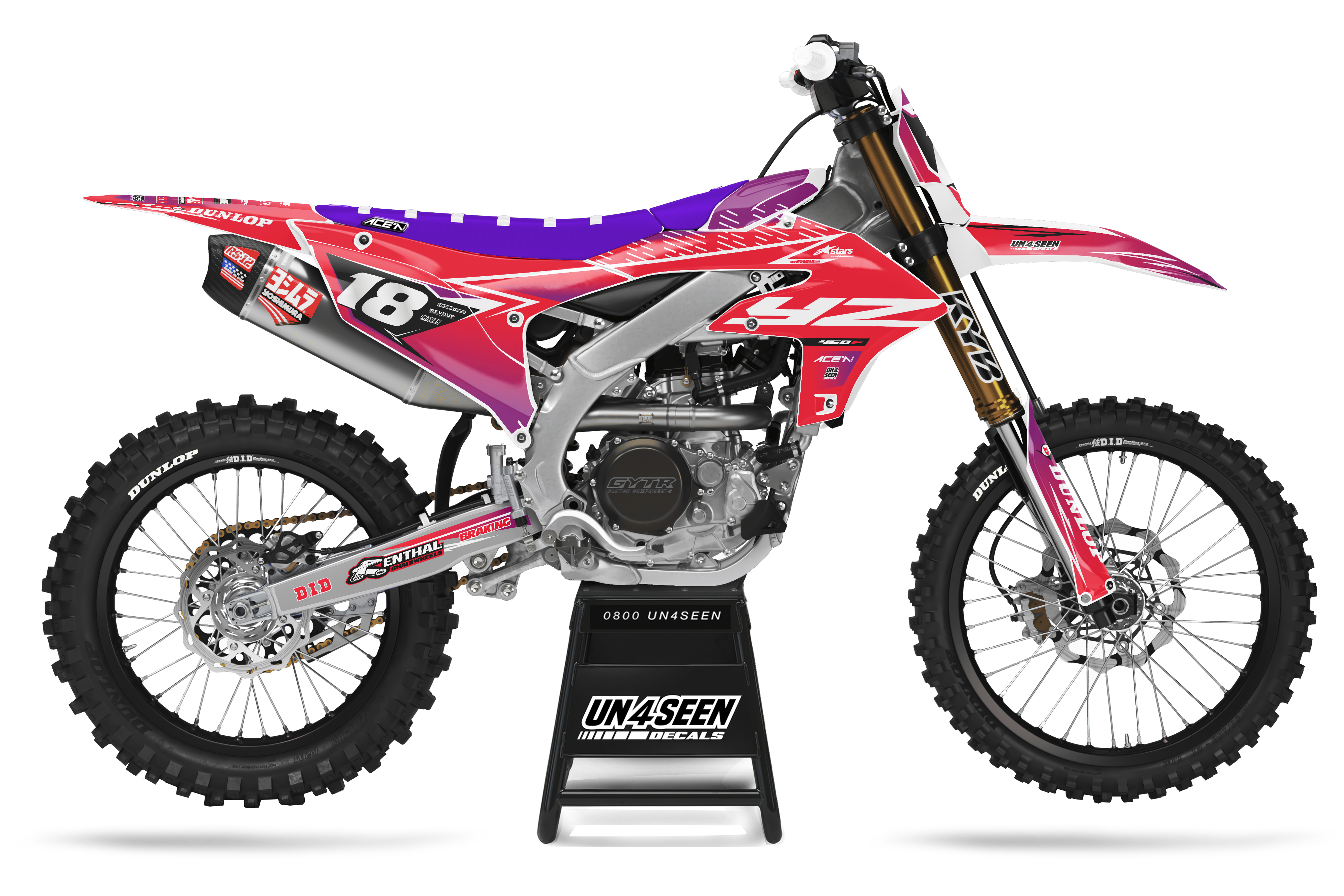 Yamaha Graphics Kit - Fluid Apex Red