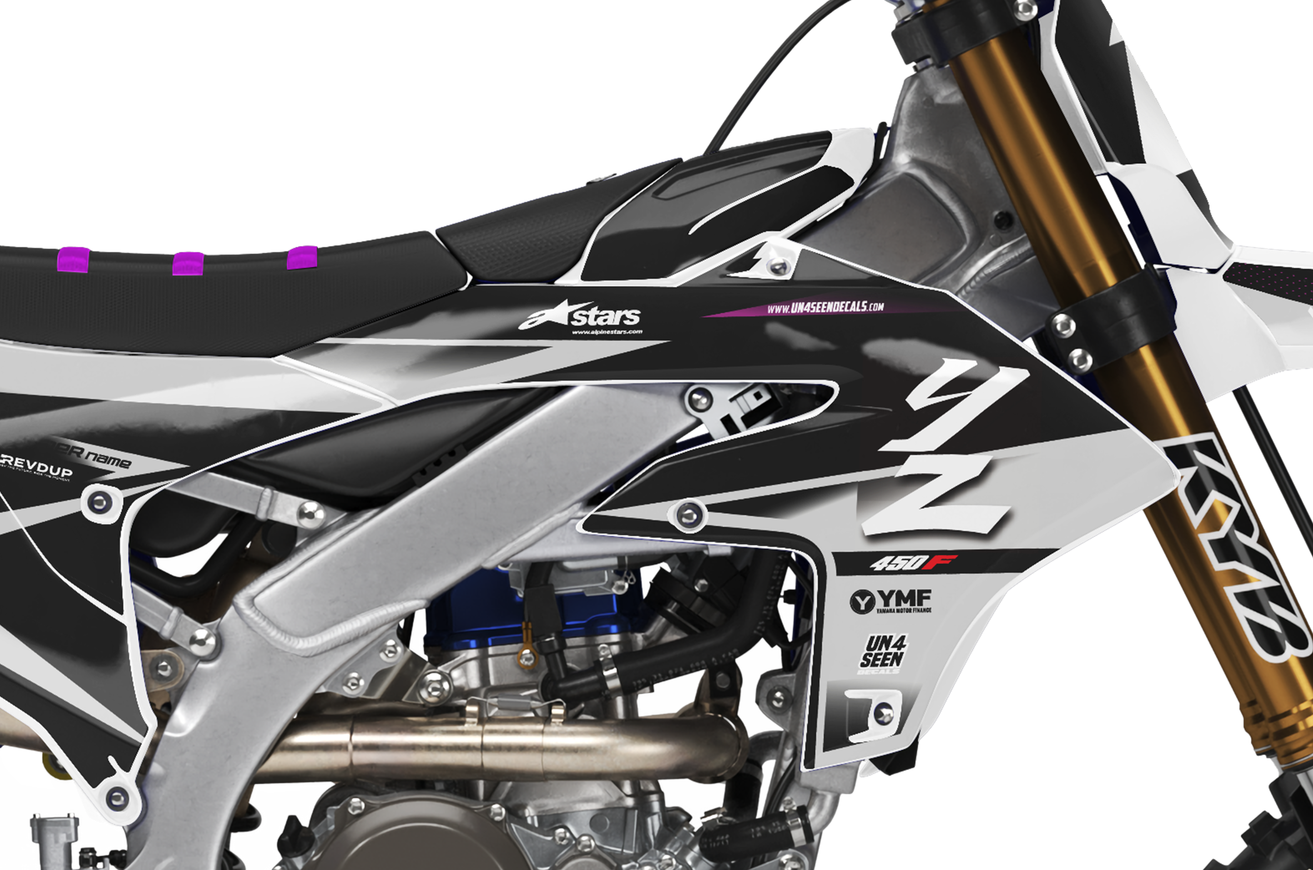 Yamaha Graphics Kit - Fluid Grey
