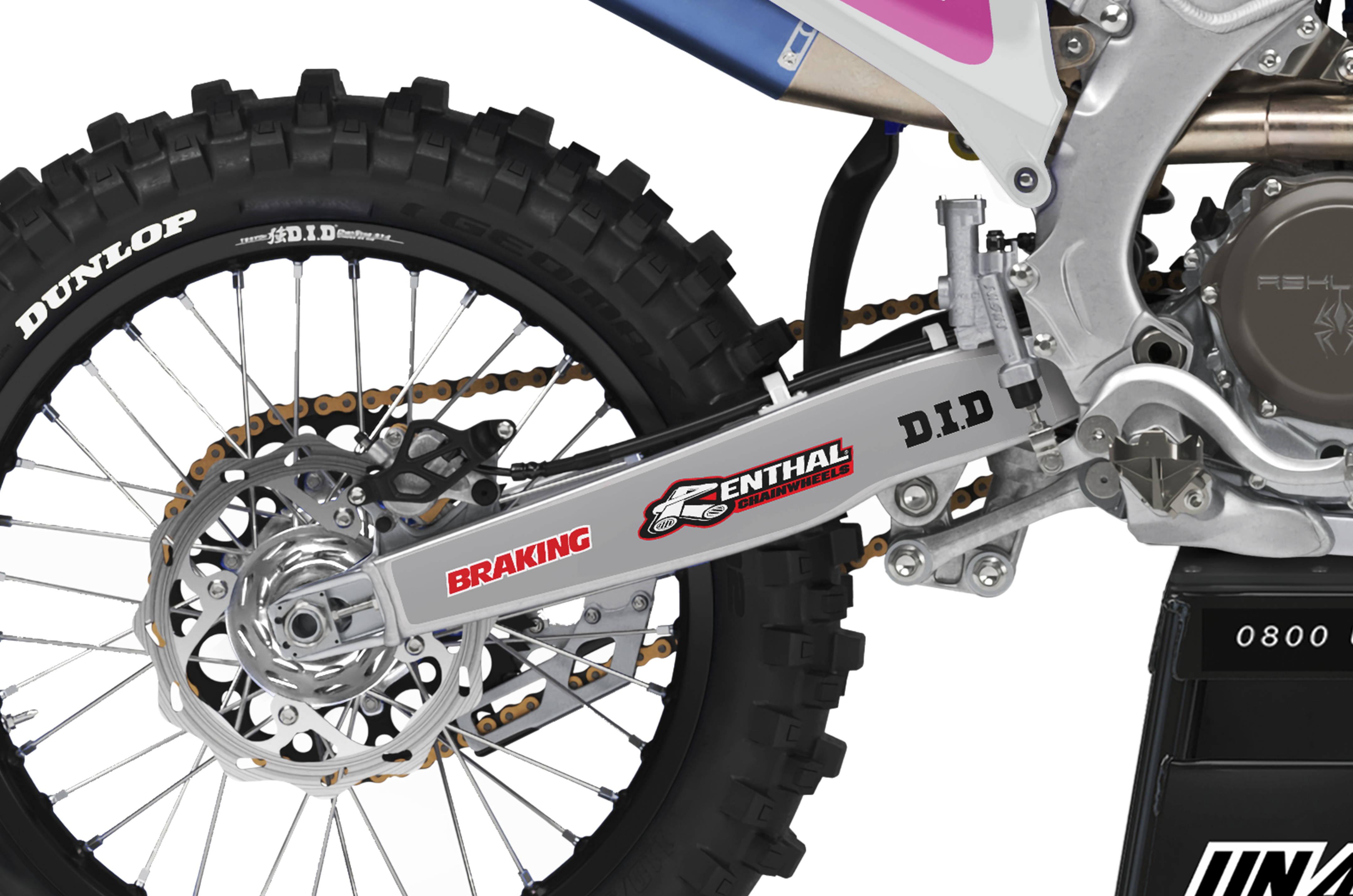 Yamaha Graphics Kit - Fluid Grid Pink