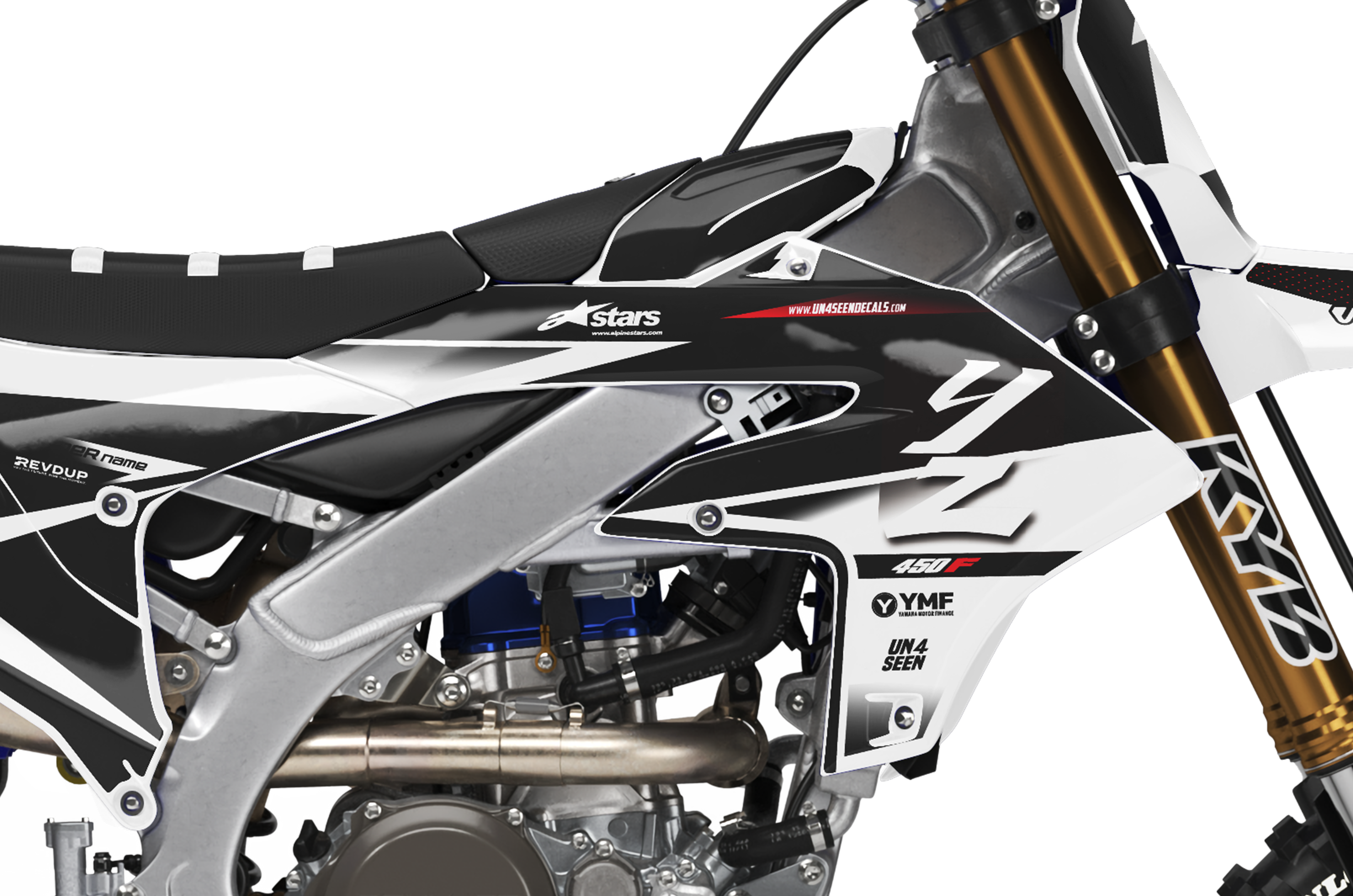 Yamaha Graphics Kit - Fluid Black