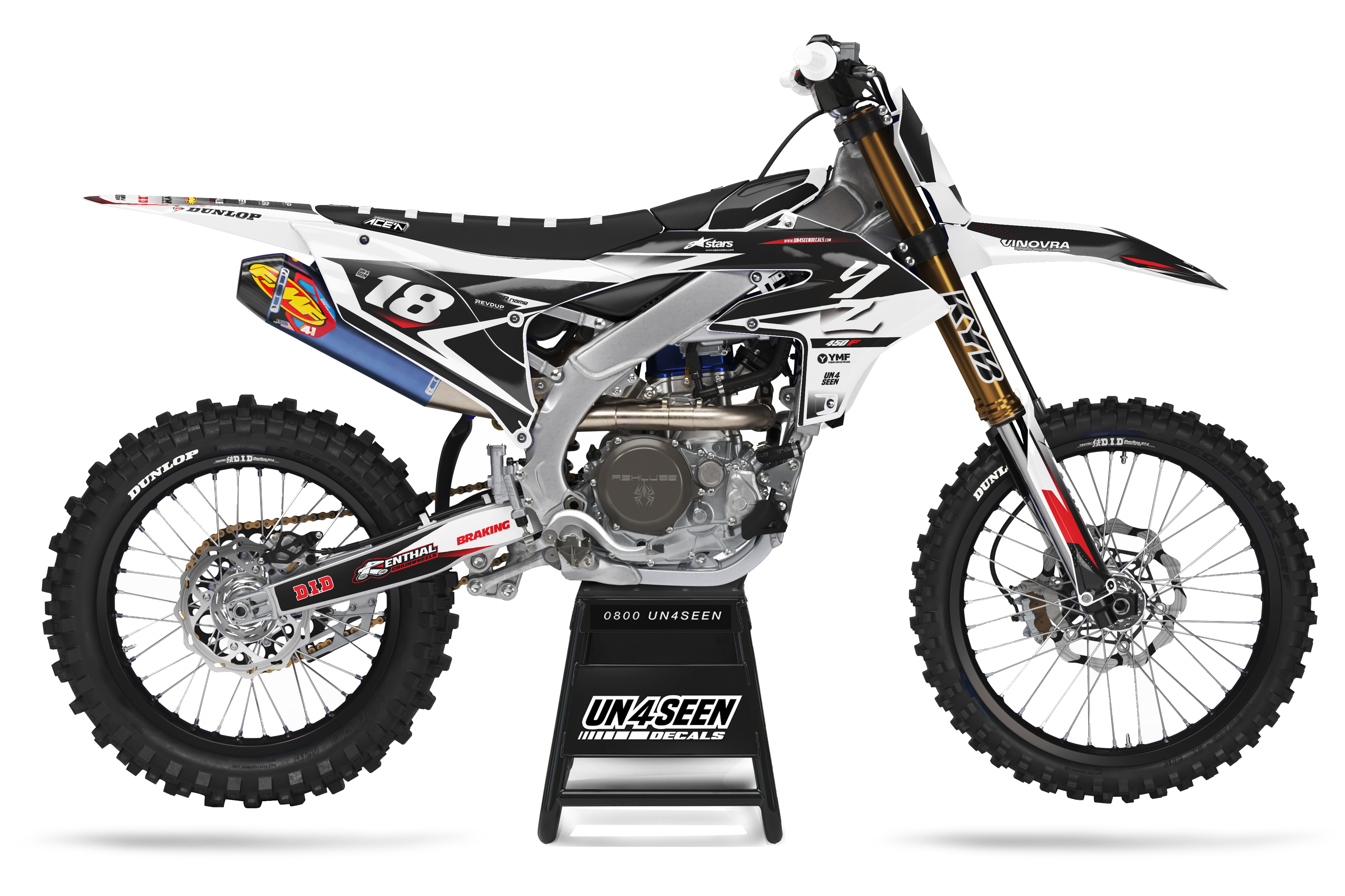 Yamaha Graphics Kit - Fluid Black