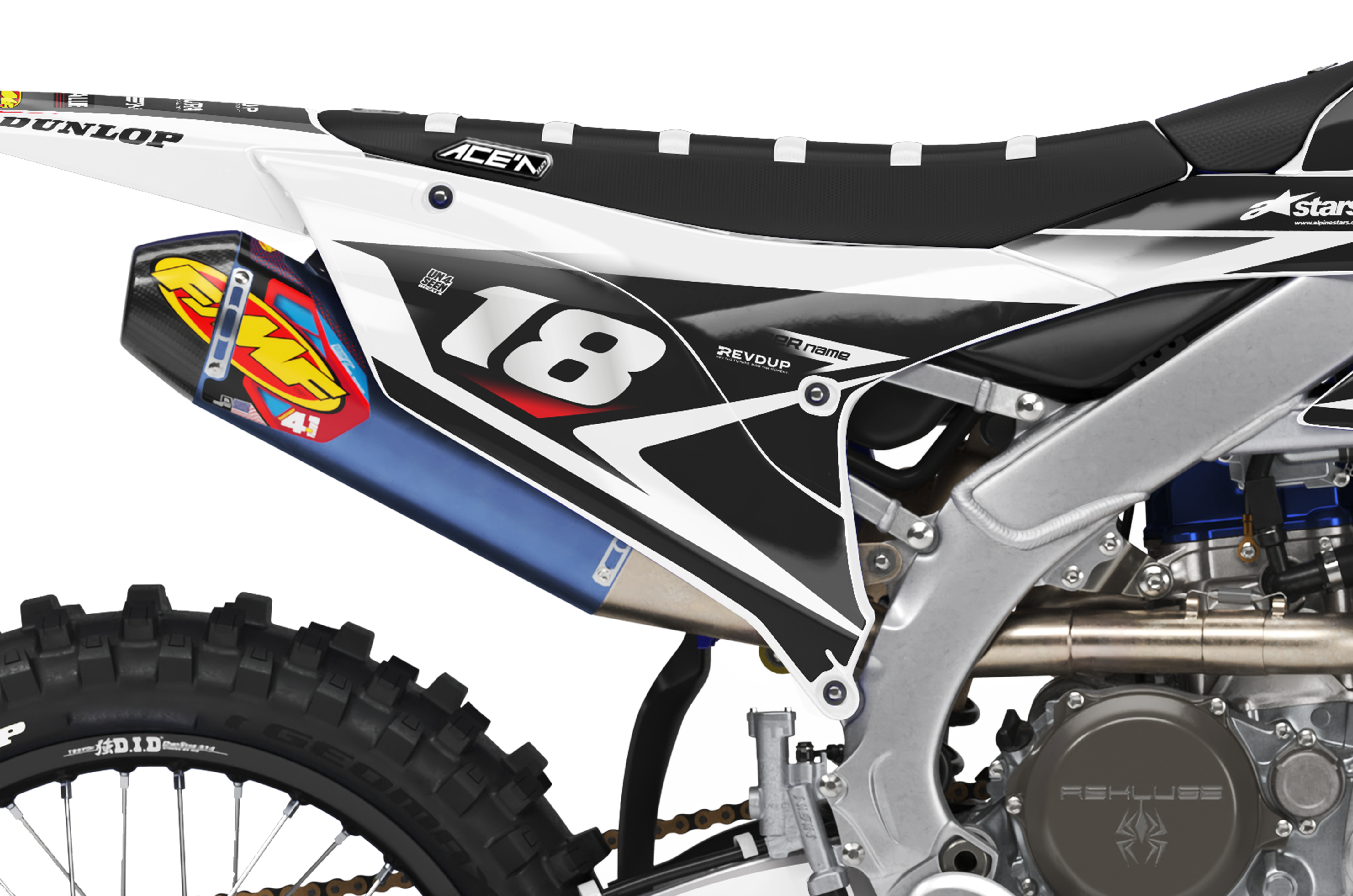 Yamaha Graphics Kit - Fluid Black