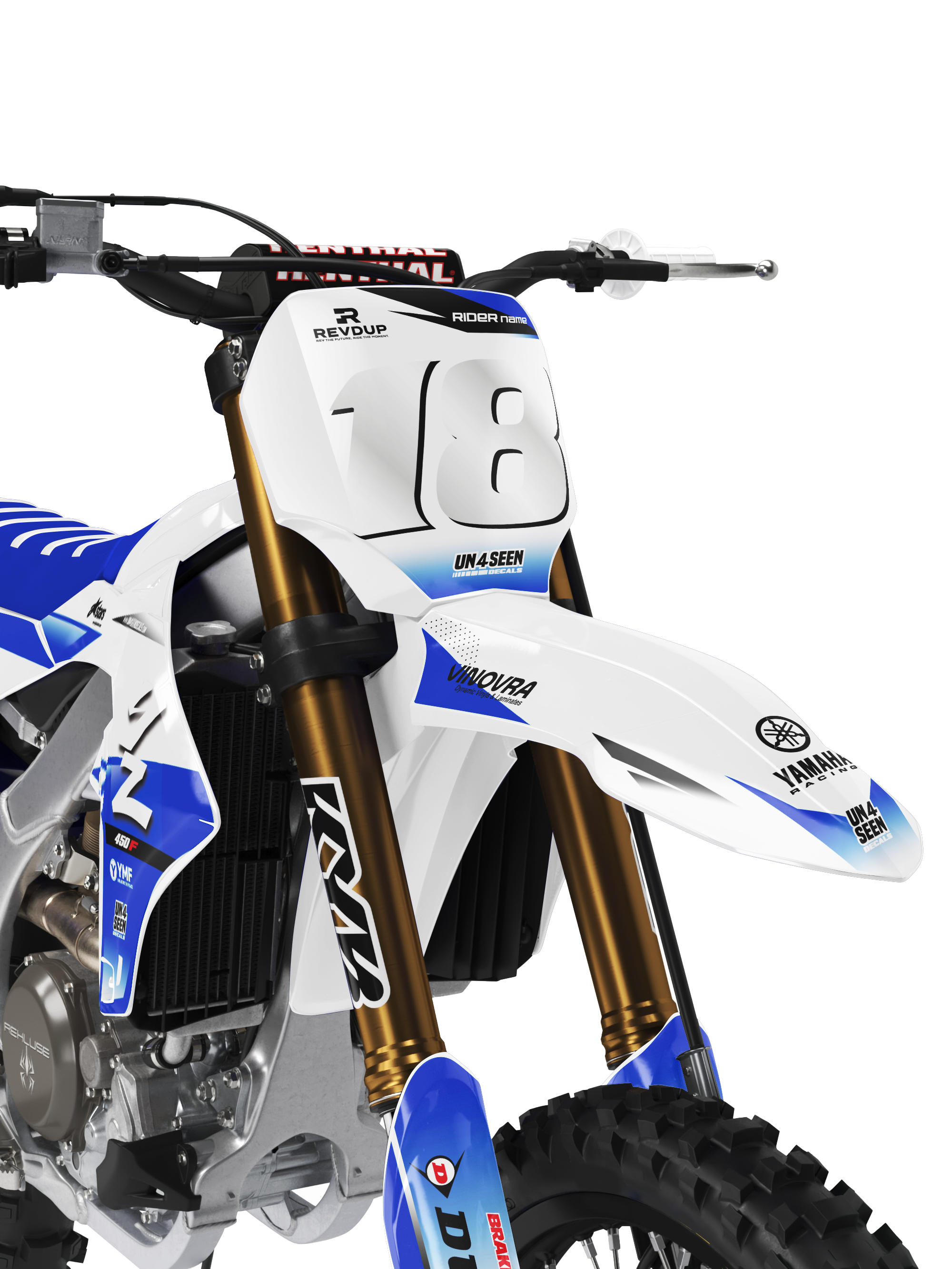 Yamaha Graphics Kit - Fluid Blue