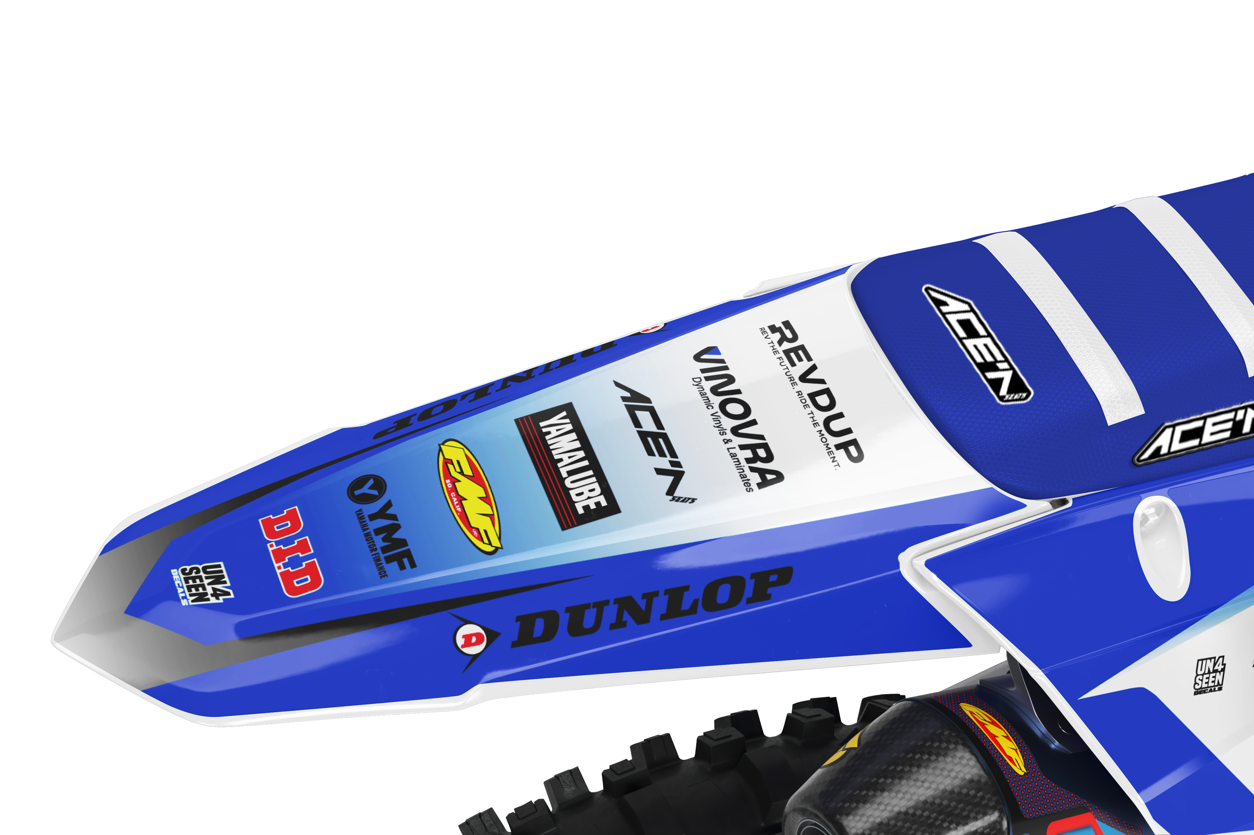 Yamaha Graphics Kit - Fluid Blue