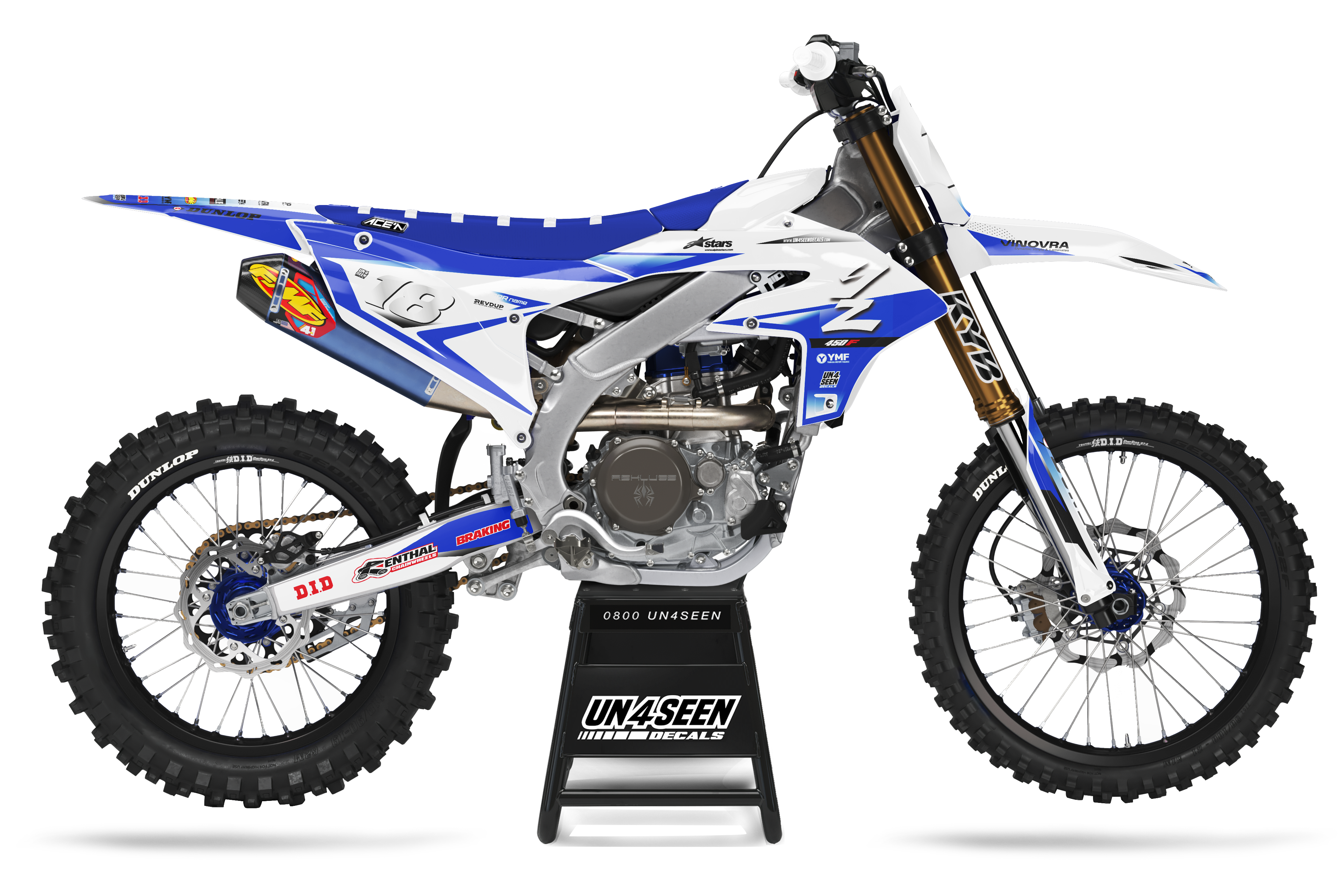 Yamaha Graphics Kit - Fluid Blue