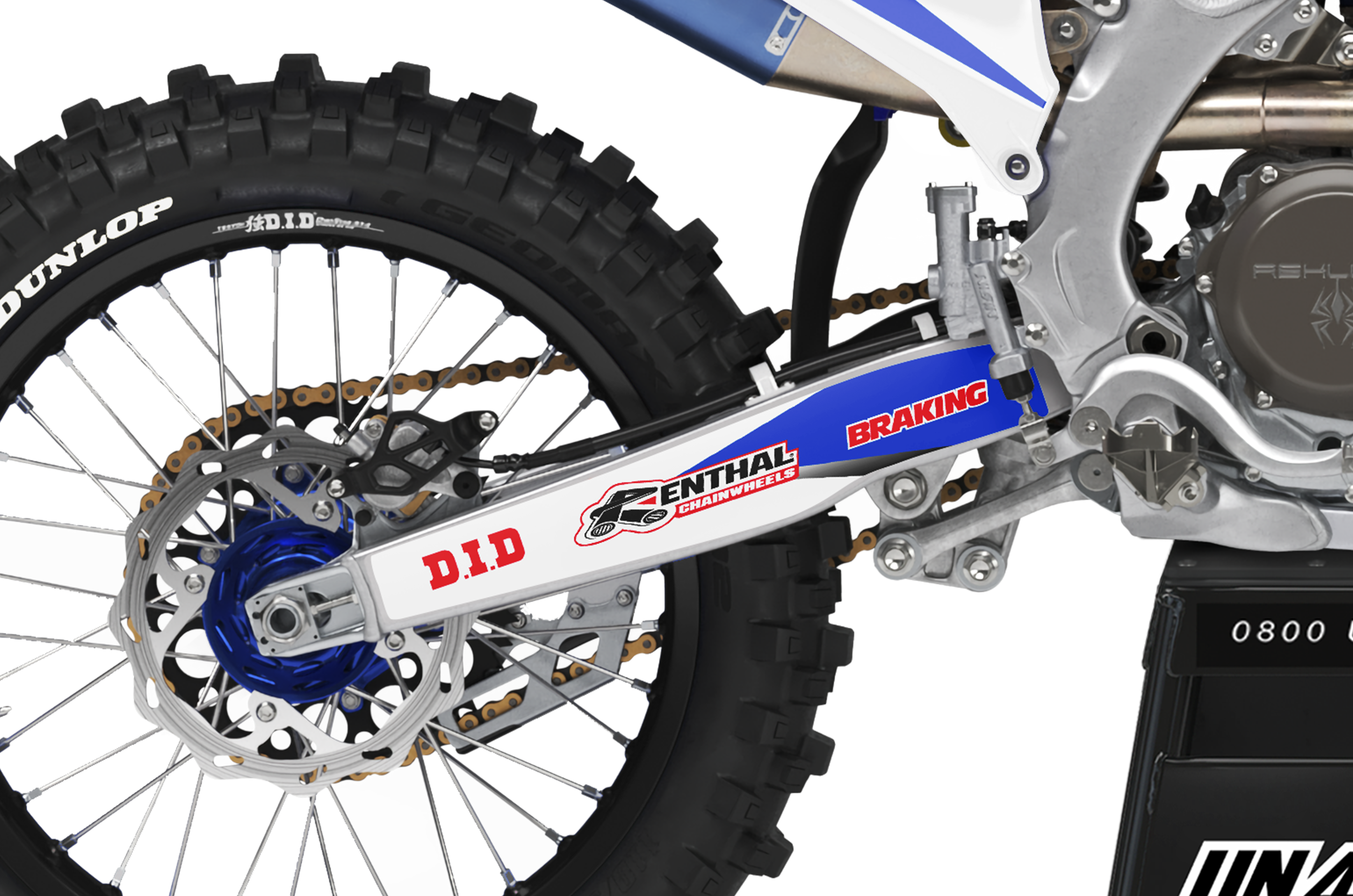 Yamaha Graphics Kit - Fluid Blue