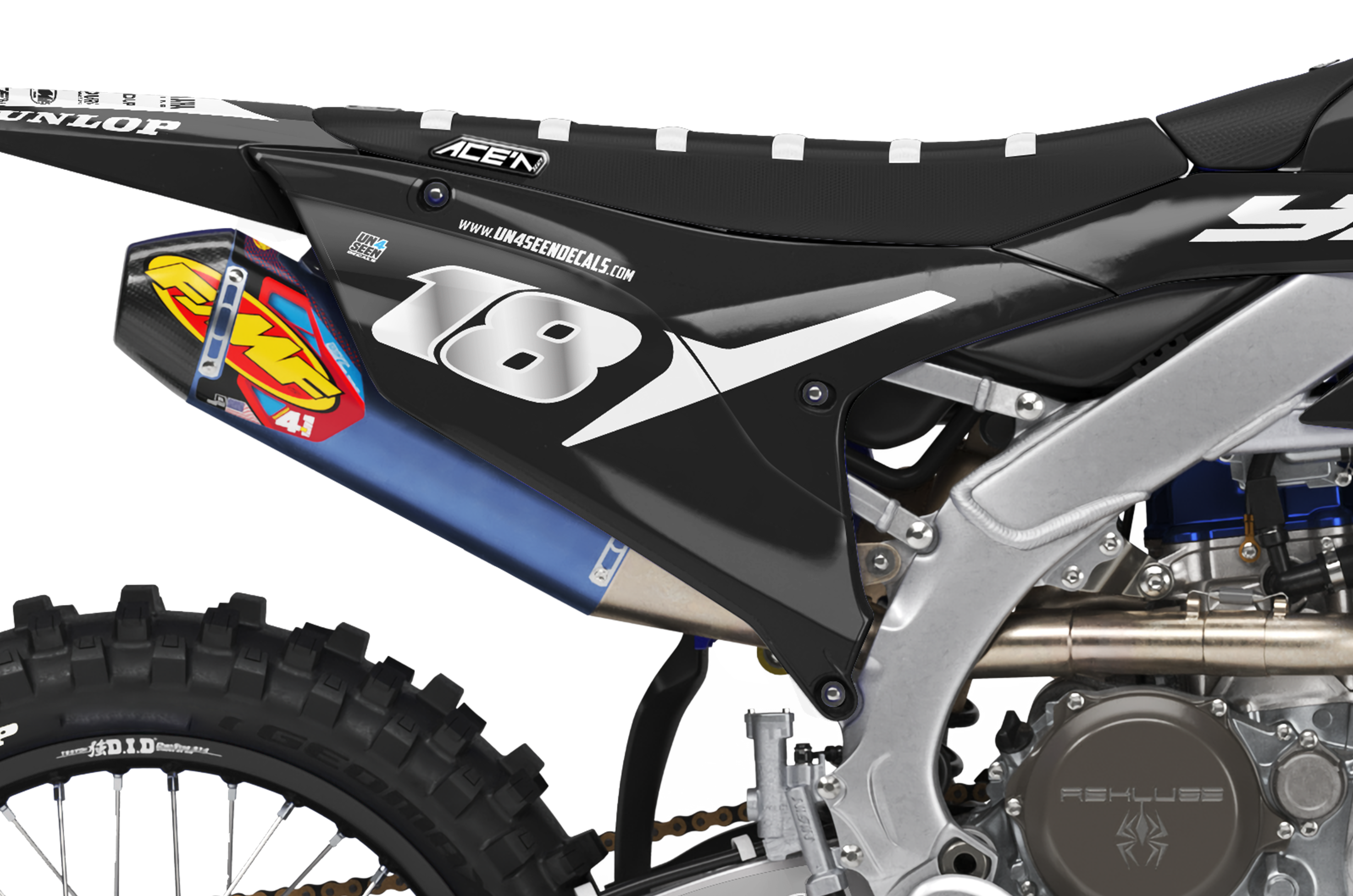 Yamaha Graphics Kit - Racer Air Ryway Black