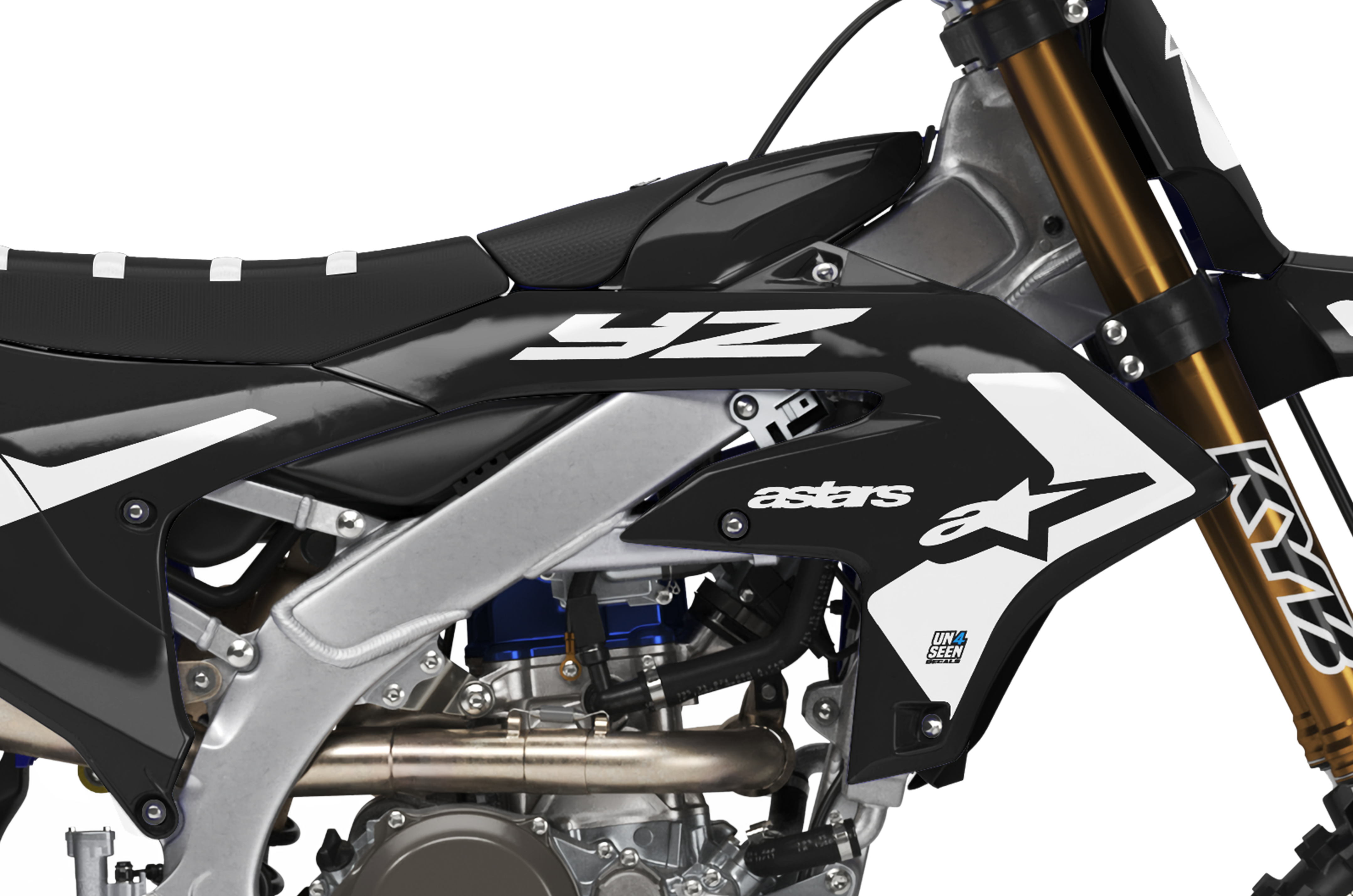 Yamaha Graphics Kit - Racer Air Ryway Black